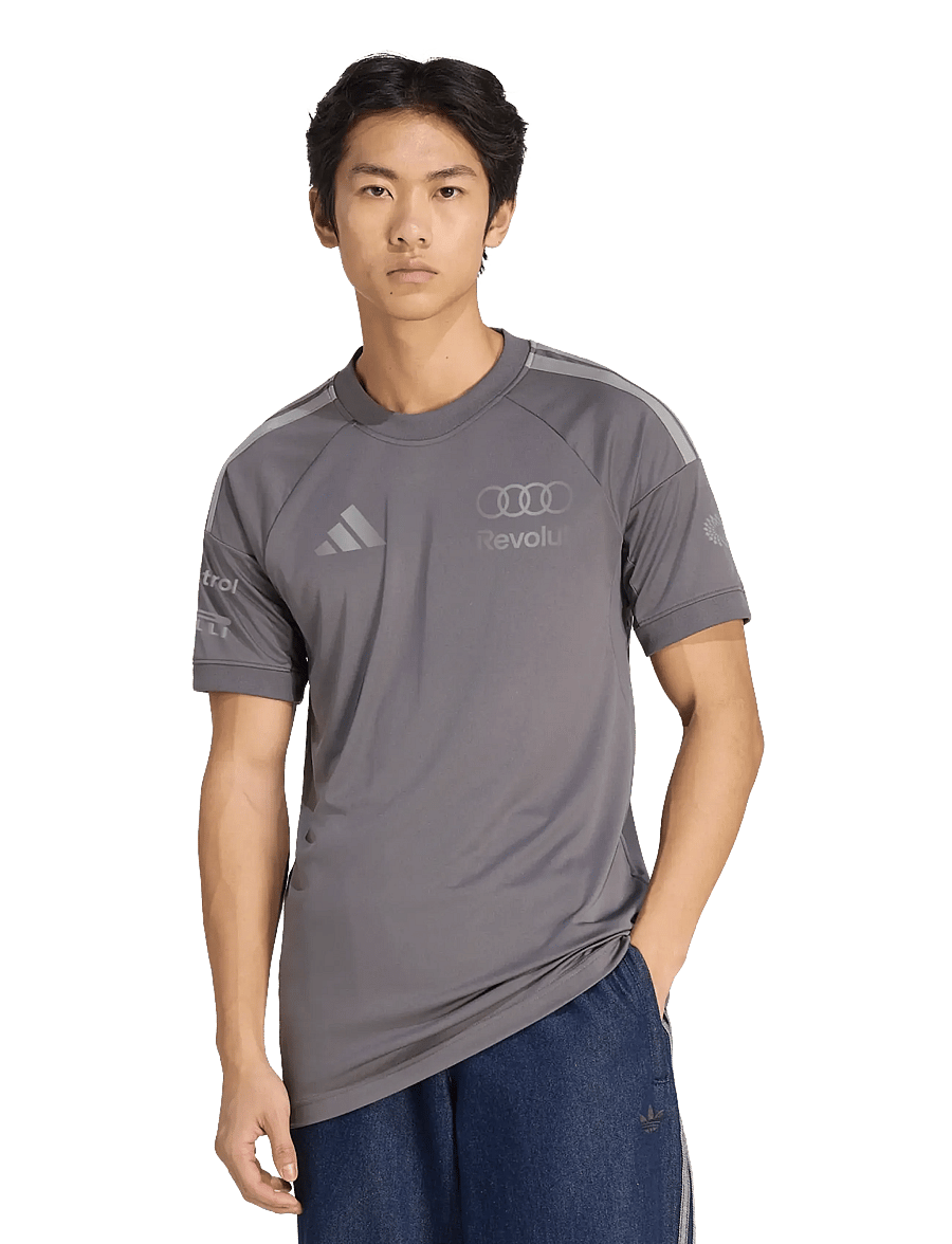 adidas Performance - AU DR JSY SS RM - koszulki i t-shirty - grestr/ironmt - 2