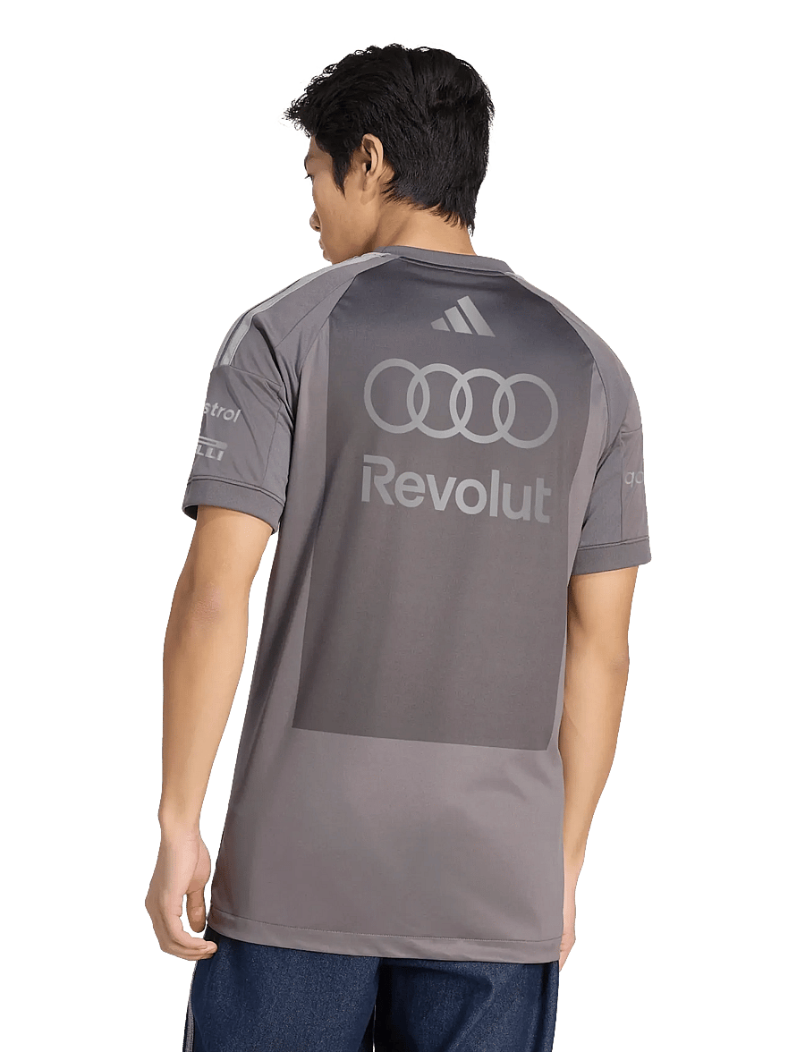 adidas Performance - AU DR JSY SS RM - koszulki i t-shirty - grestr/ironmt - 5
