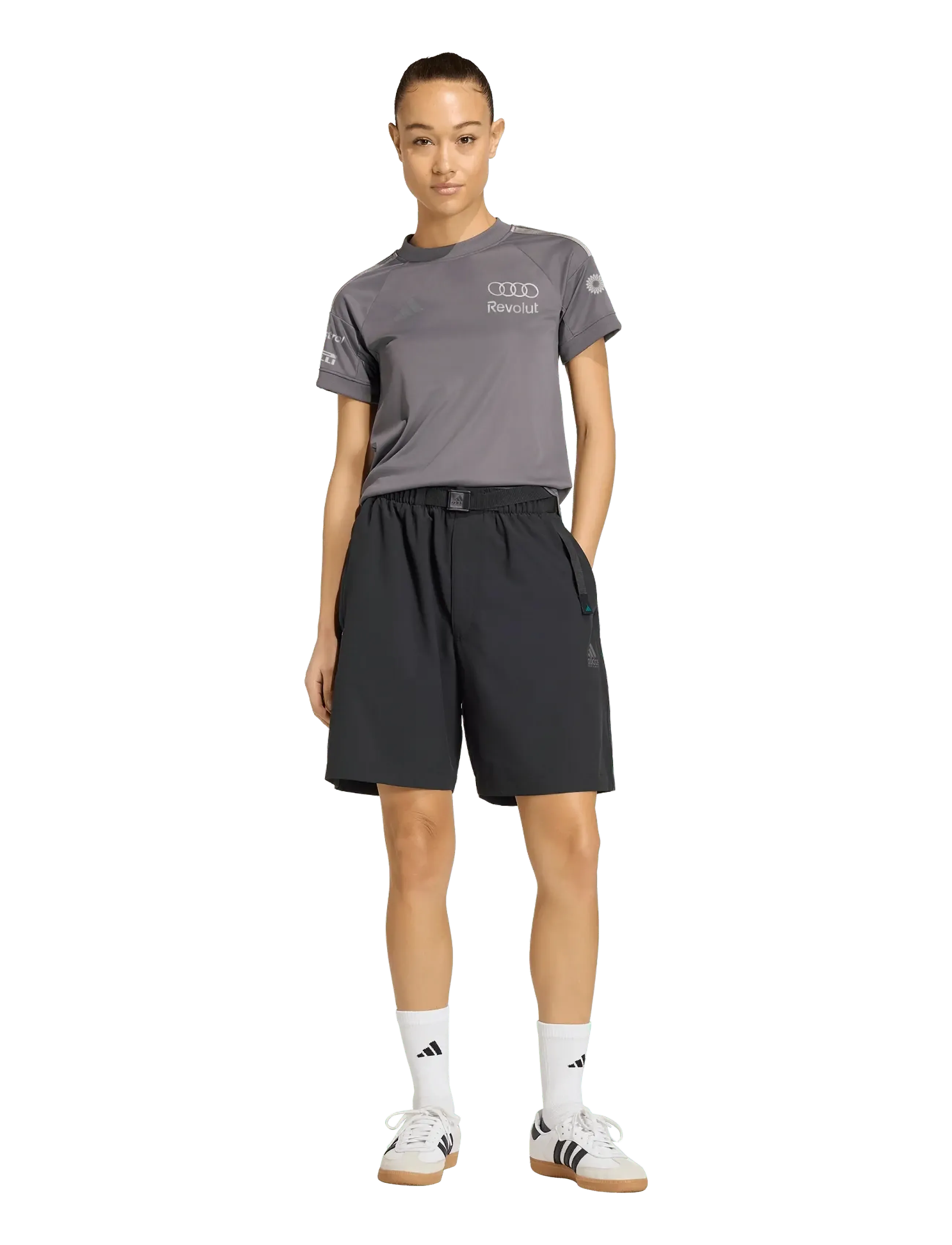 adidas Performance - AU DR JSY SS RW - t-shirty - grestr/ironmt - 5