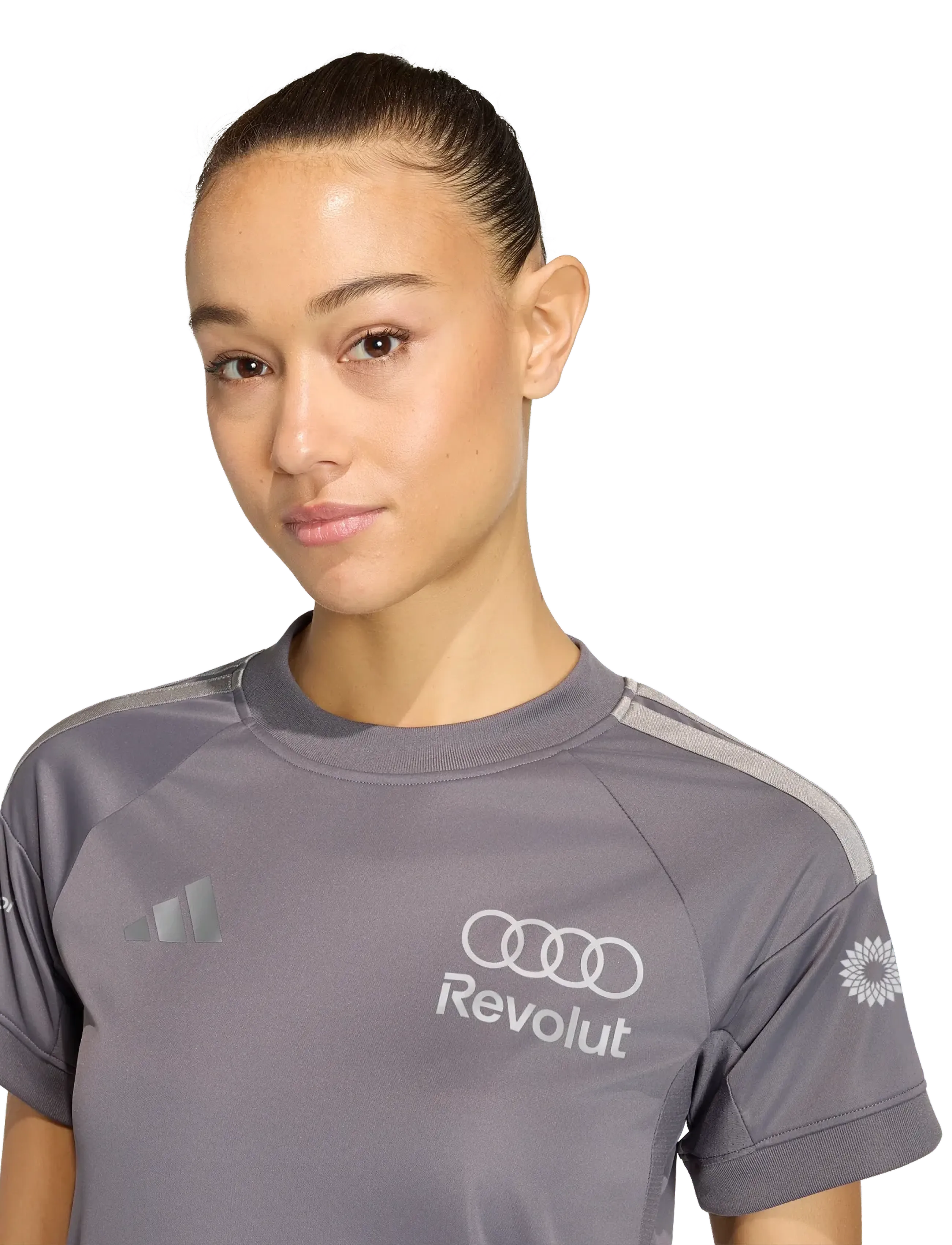 Adidas AUDI REVOLUT F1 TEAM KORTÄRMAD FÖRARTRÖJA dam – bild 7