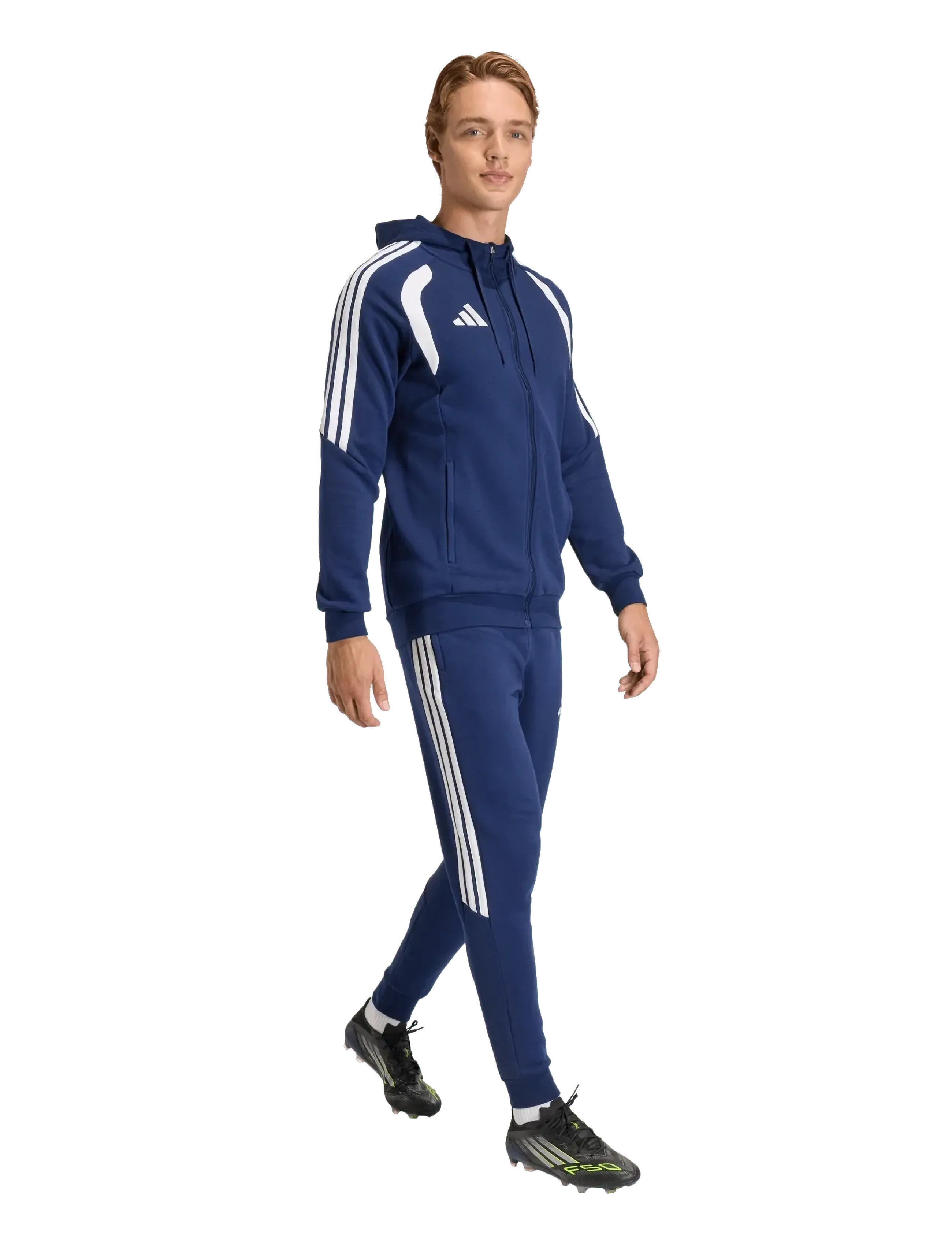 adidas Performance TIRO26L SWFZHDM - Kapuzenpullover - TENABL/WHITE / navy