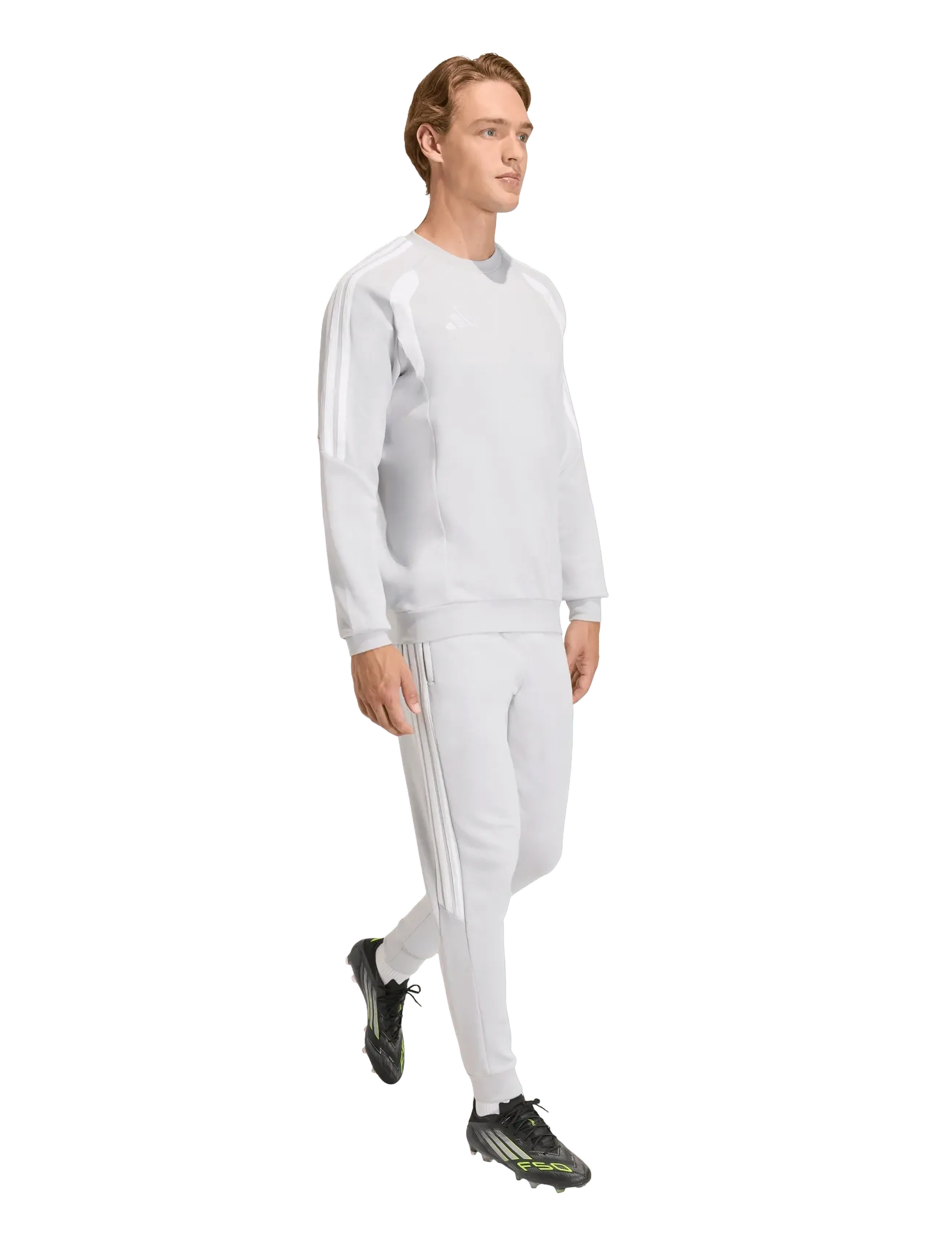 adidas Performance TIRO26L SW CREW - Džemperiai - TMLGGR/WHITE / grey