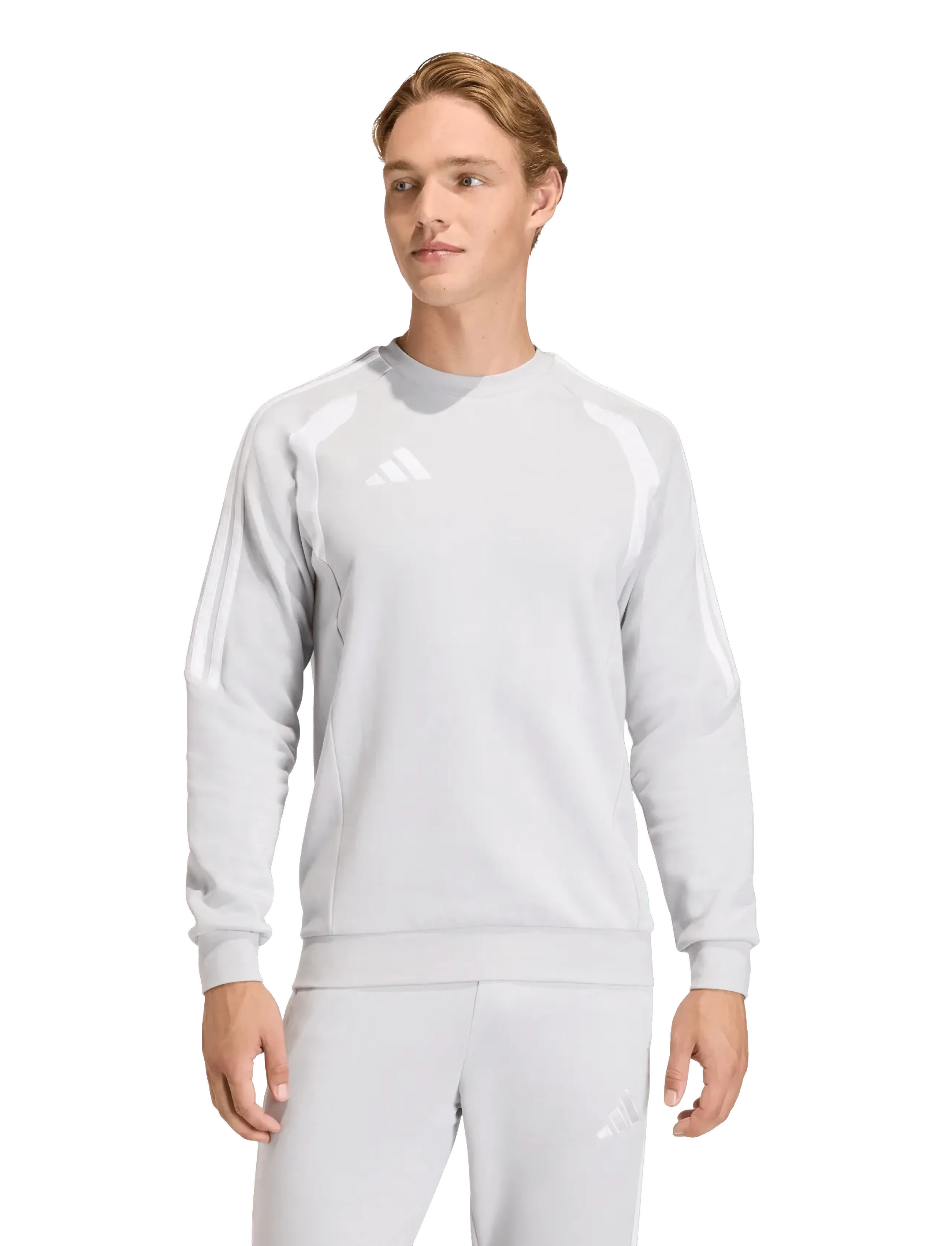 adidas Performance - TIRO26L SW CREW - oberteile - tmlggr/white - 3