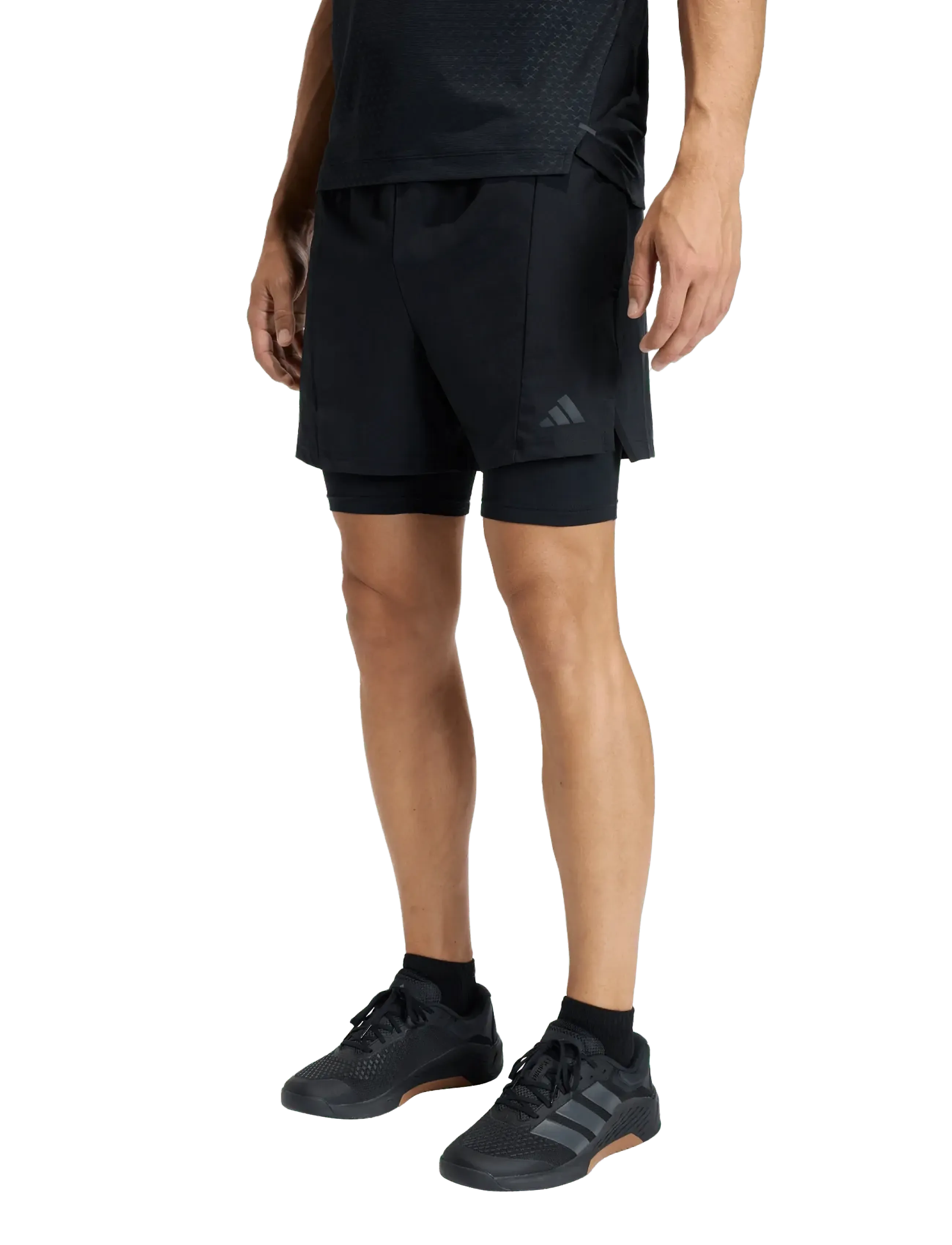 adidas Performance - D4T 2IN1 SHORTS - träningsshorts - black - 5