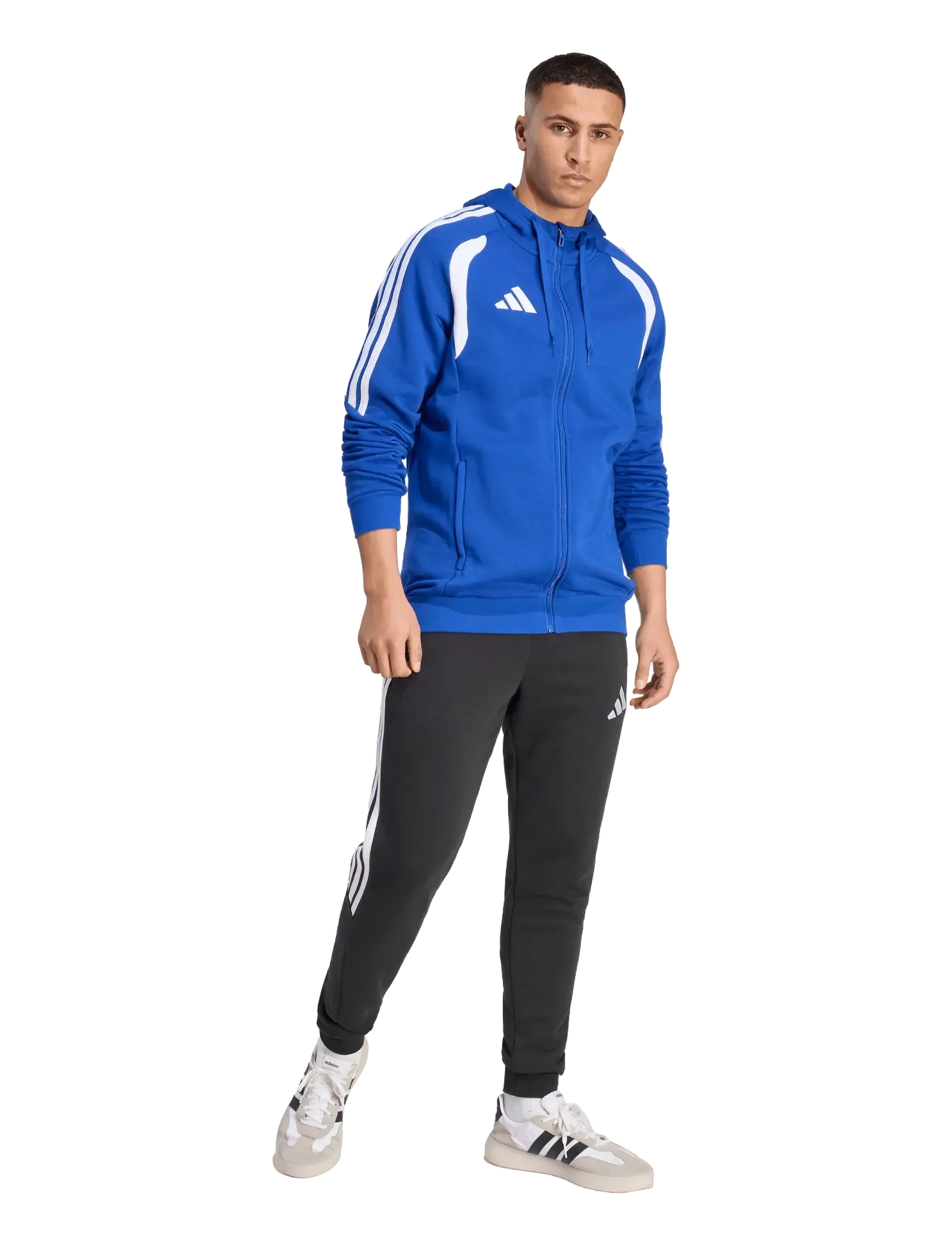 adidas Performance TIRO26L SWFZHDM - Kapuzenpullover - ROYBLU/WHITE / blue
