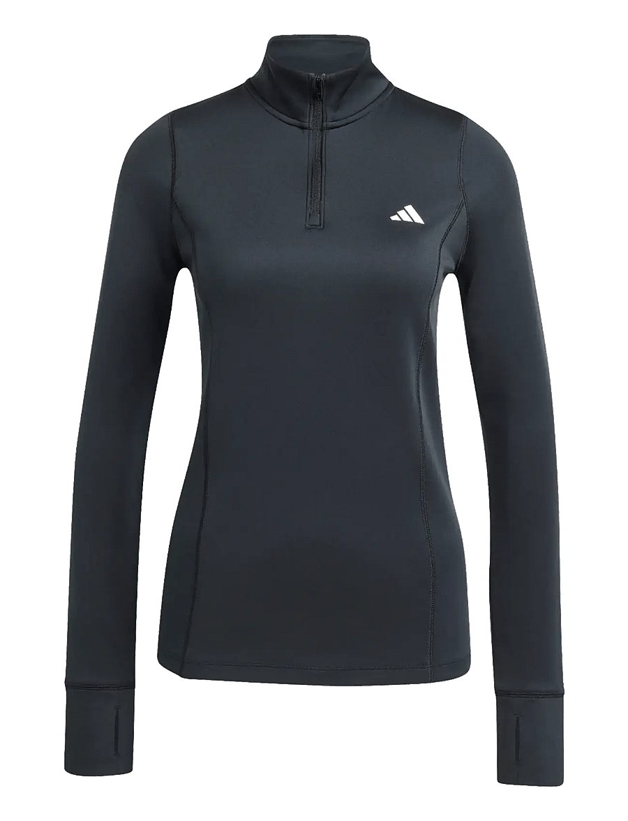 adidas Performance - WE MIN 1/4 ZIP - langarmshirts - black - 1
