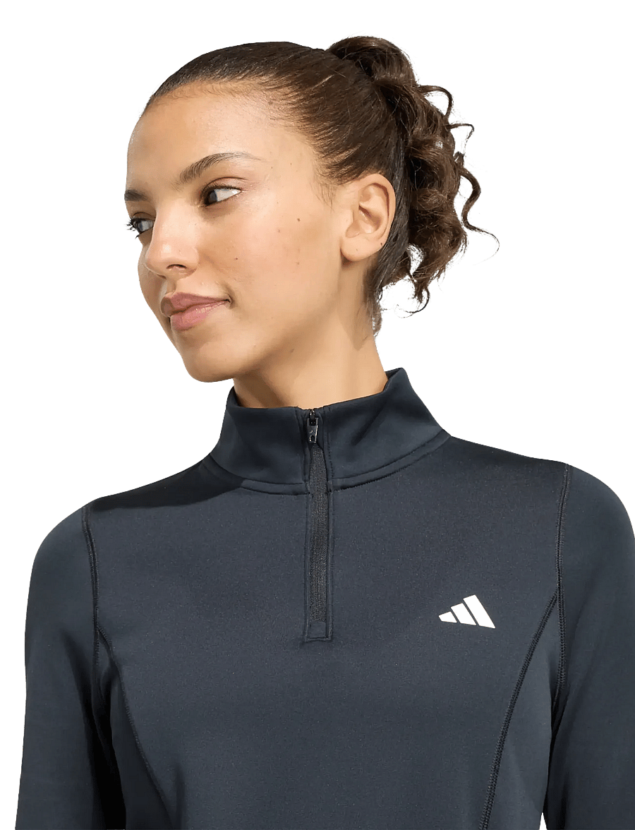 adidas Performance - WE MIN 1/4 ZIP - langarmshirts - black - 3
