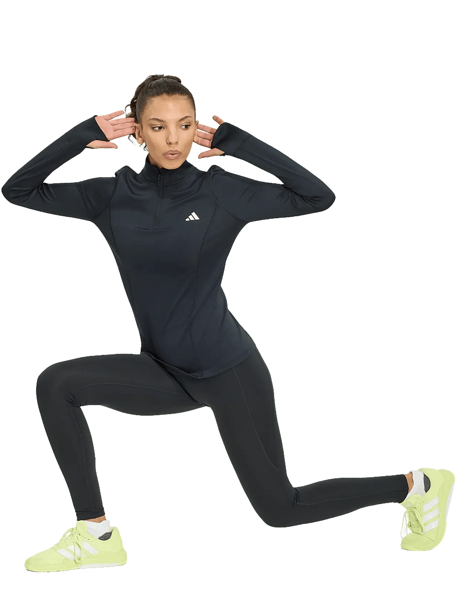 adidas Performance - WE MIN 1/4 ZIP - langarmshirts - black - 4