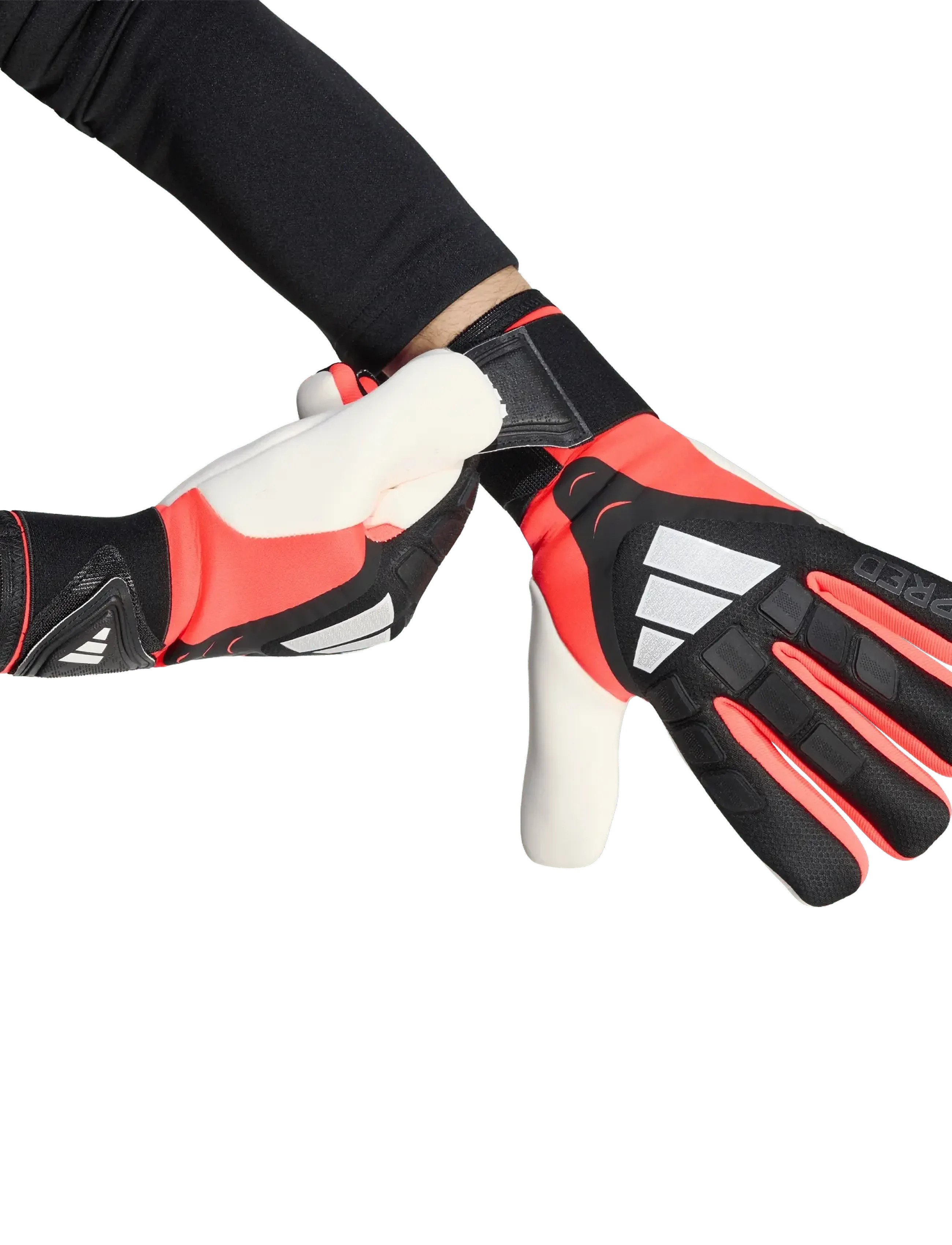 adidas Performance - PRED GL COM - fotbollshandskar - black/lucred/white - 2