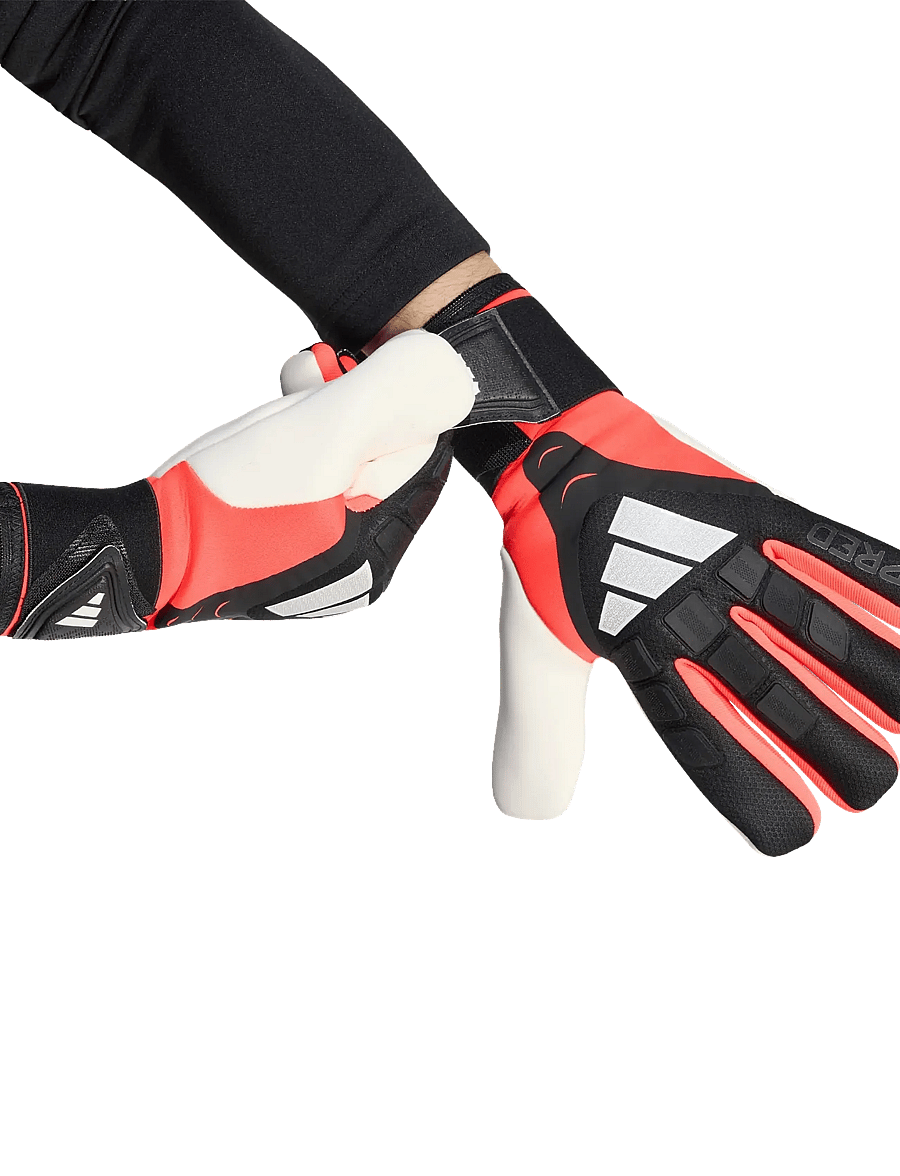 adidas Performance - PRED GL COM - fußballhandschuhe - black/lucred/white - 2