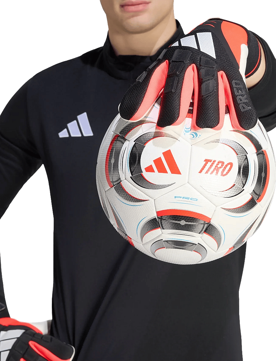 adidas Performance - PRED GL COM - fußballhandschuhe - black/lucred/white - 4