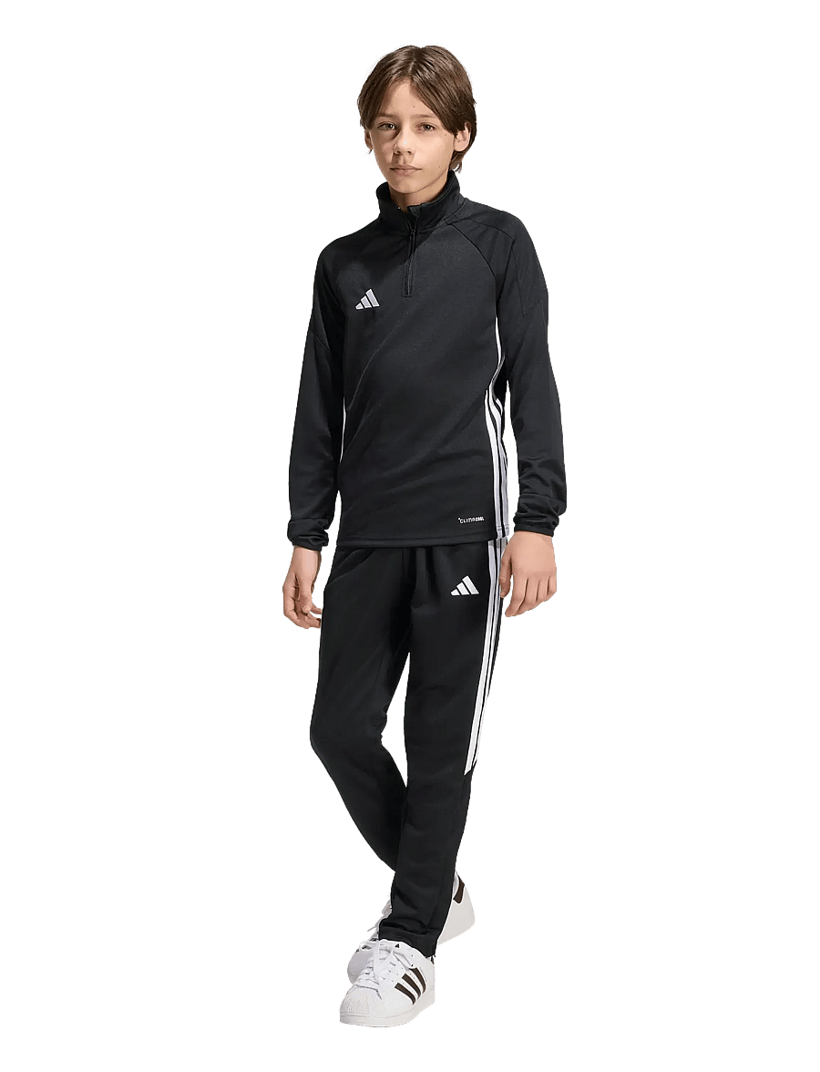 adidas Performance - TIRO ES TOP Y - sports tops - black/black/white - 0
