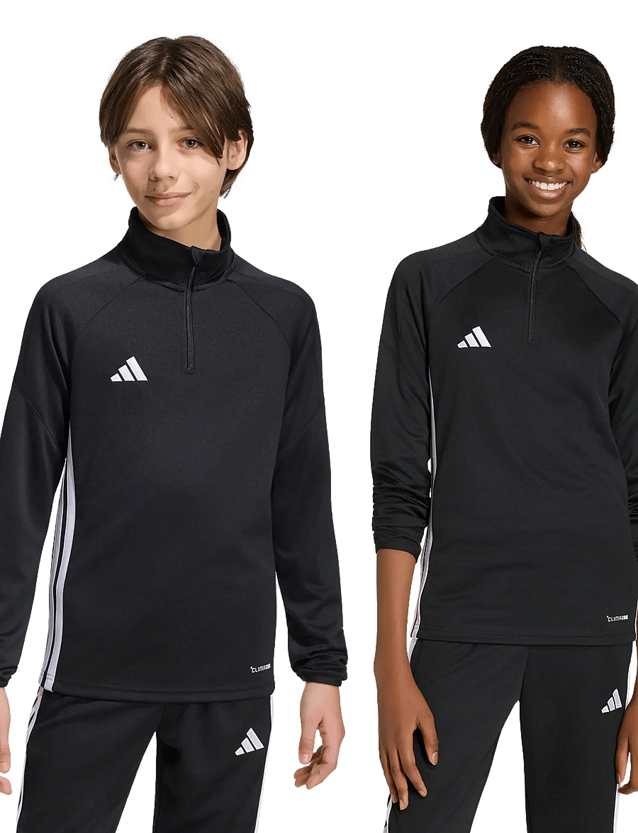 adidas Performance - TIRO ES TOP Y - sports tops - black/black/white - 2