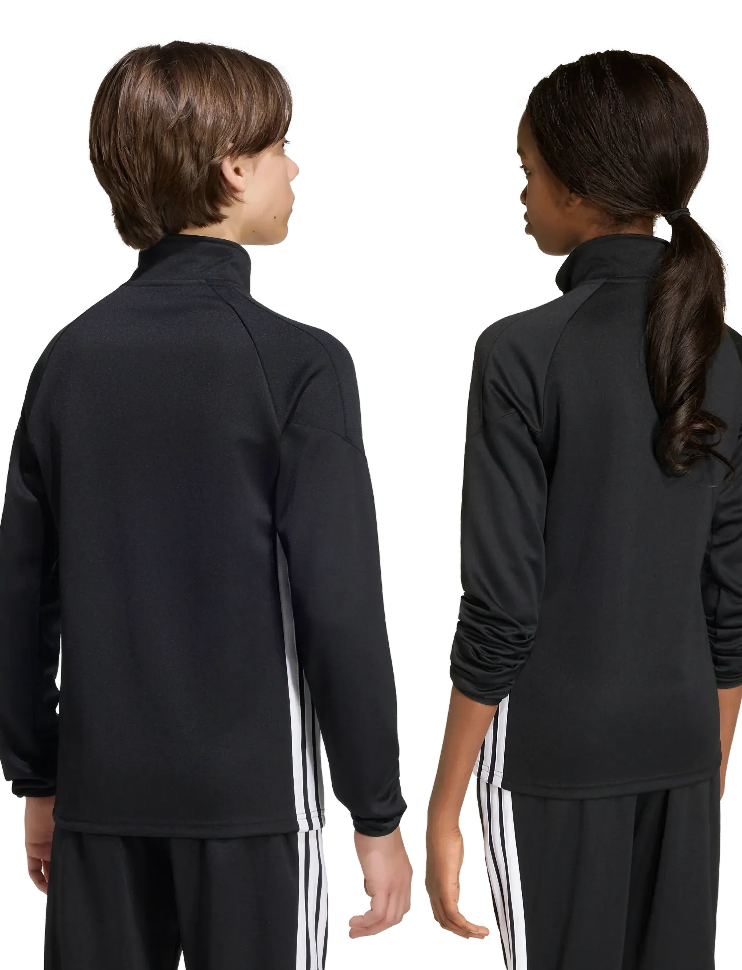 adidas Performance - TIRO ES TOP Y - sports tops - black/black/white - 3