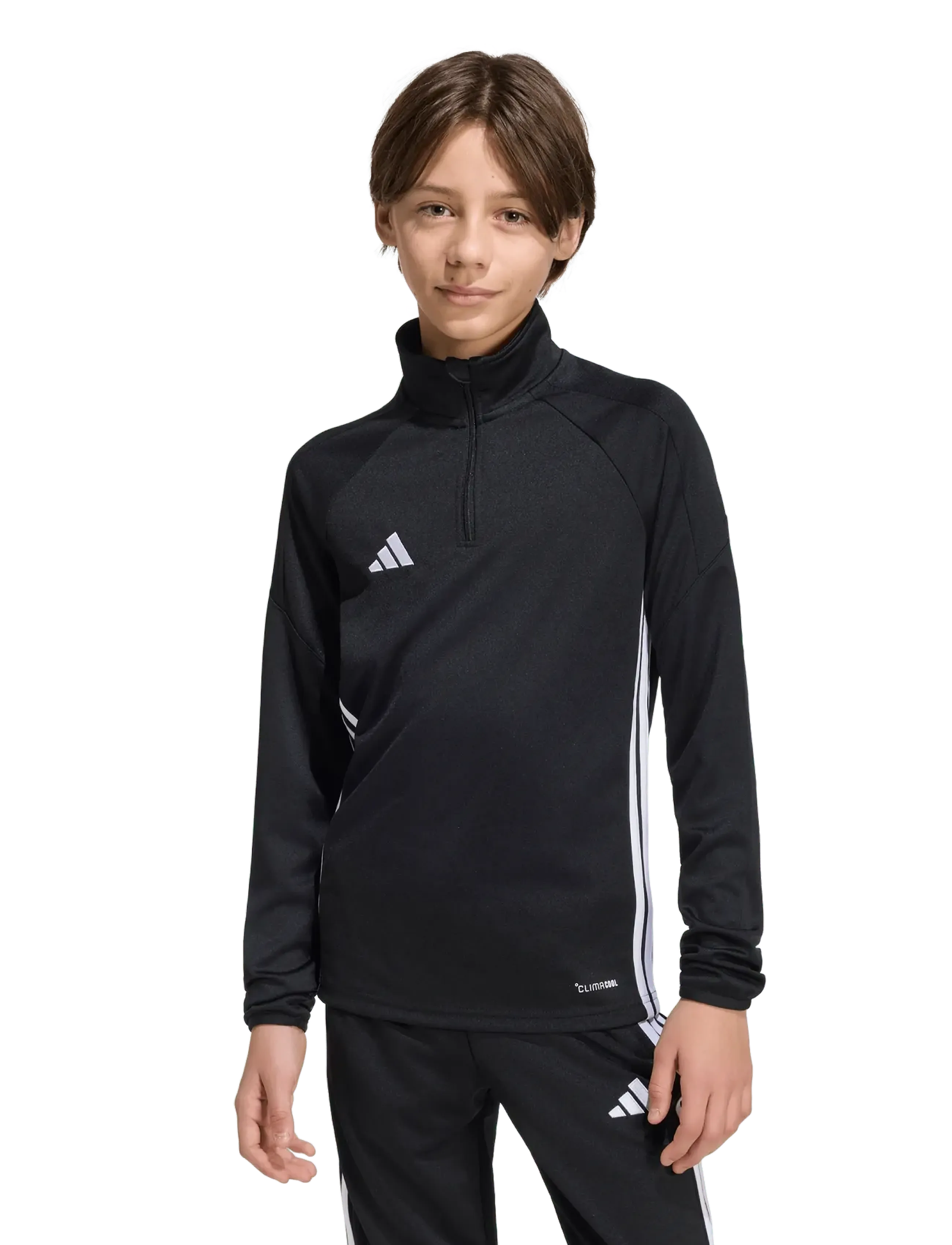 adidas Performance - TIRO ES TOP Y - sports tops - black/black/white - 4