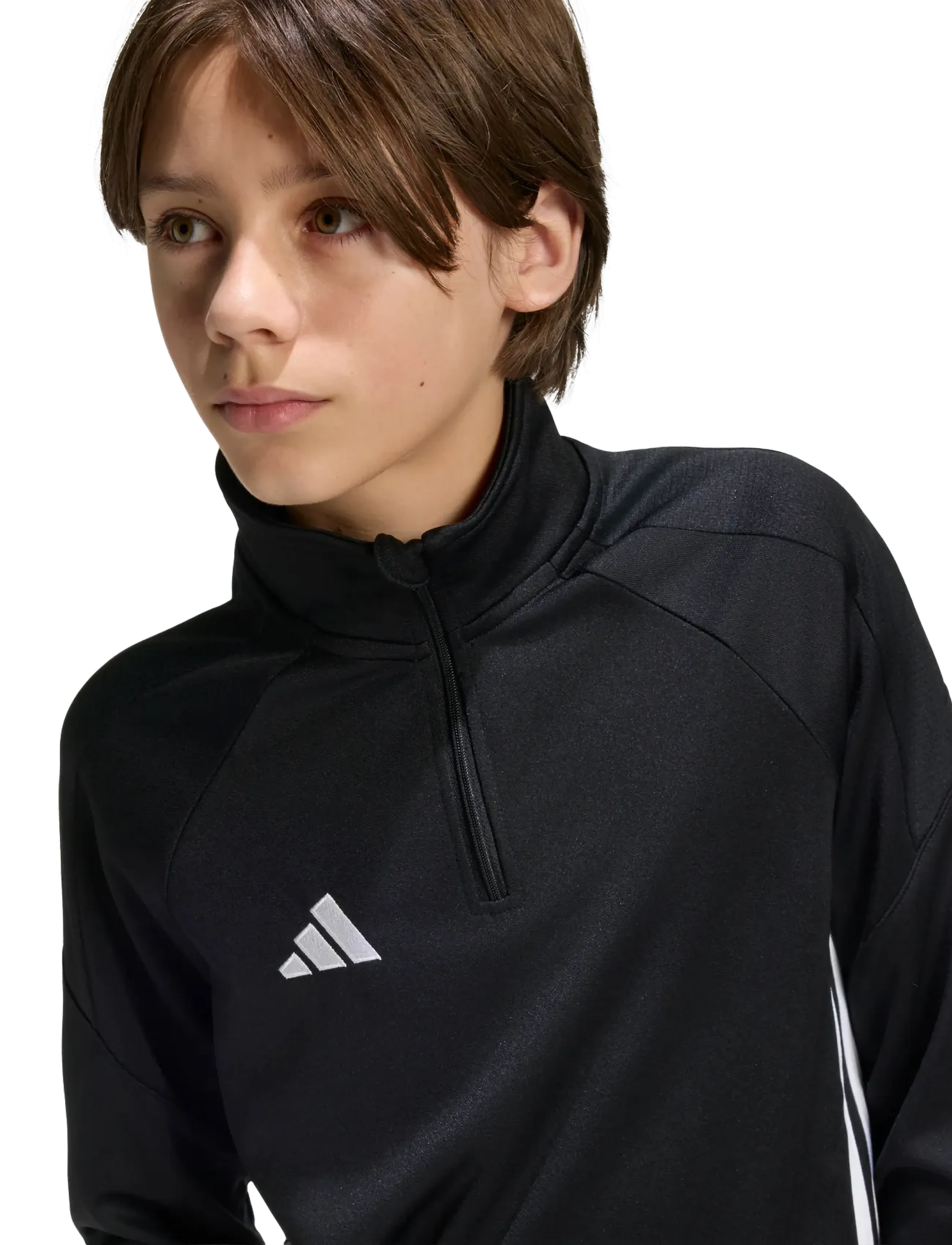 adidas Performance - TIRO ES TOP Y - sports tops - black/black/white - 5