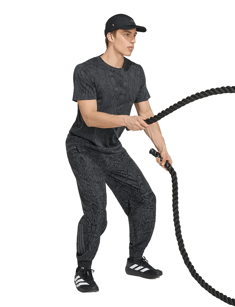 adidas Performance - D4T PrimeLift T - t-shirts - carbon/black - 0