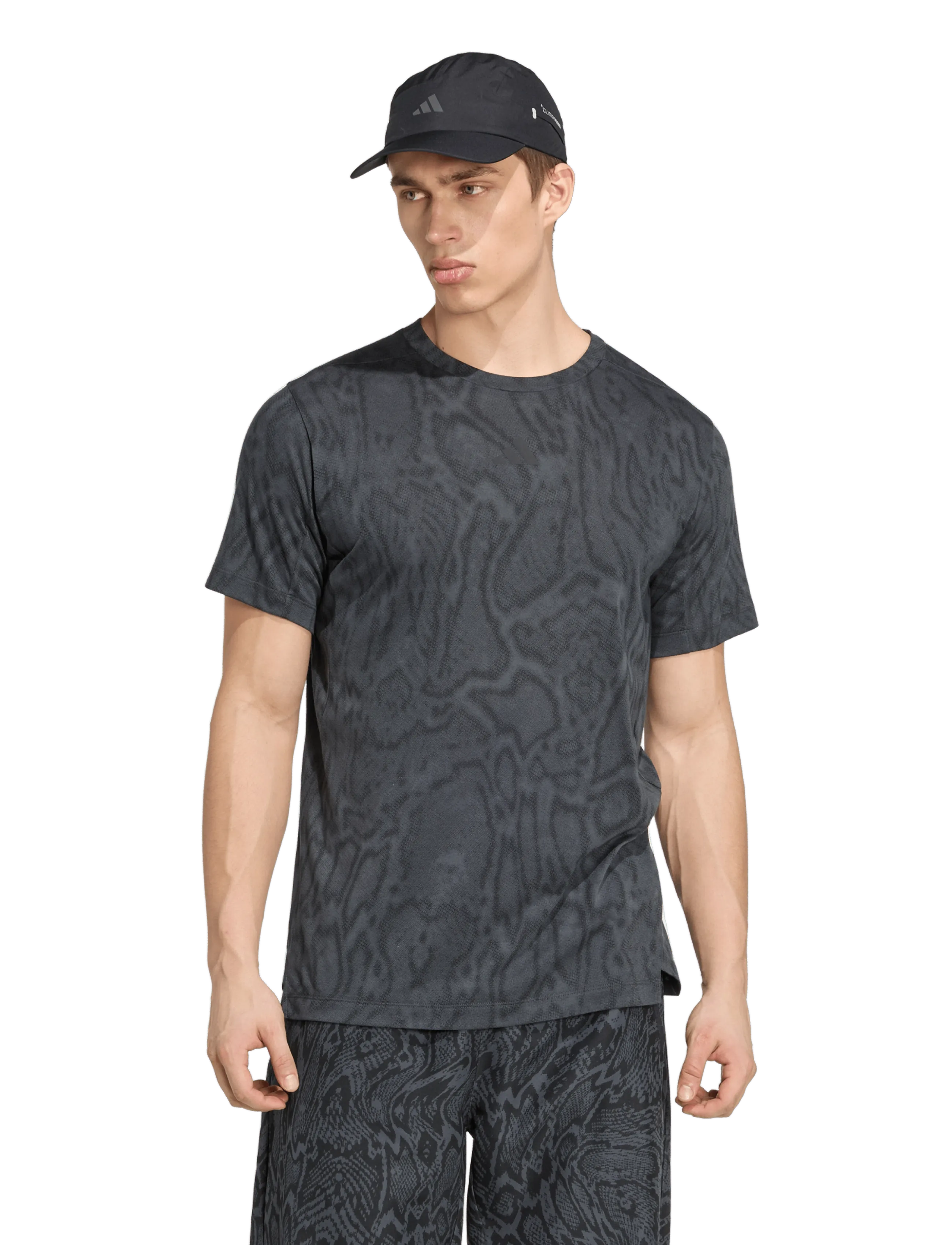 adidas Performance - D4T PrimeLift T - t-shirts - carbon/black - 2