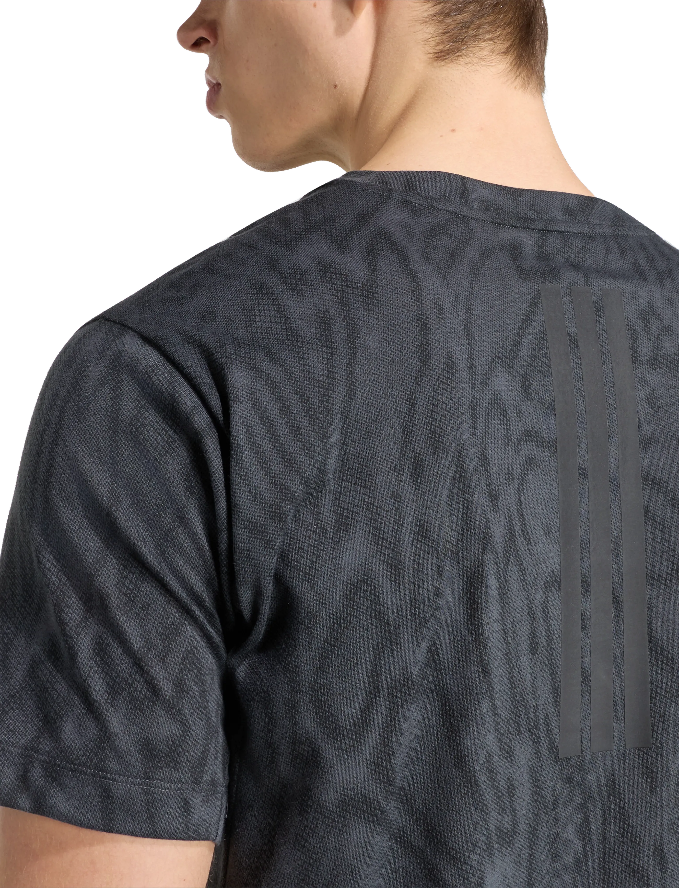 adidas Performance - D4T PrimeLift T - t-shirts - carbon/black - 4
