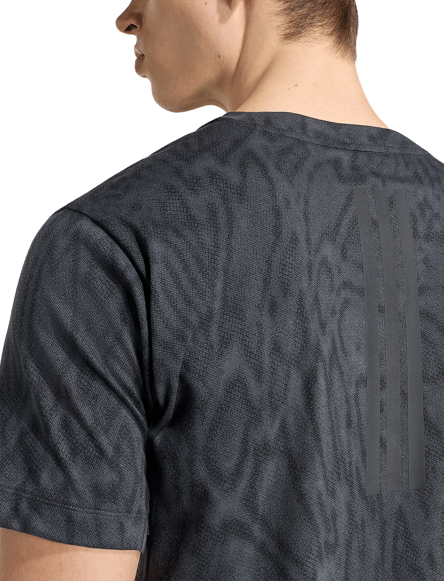 adidas Performance - D4T PrimeLift T - t-shirts - carbon/black - 4