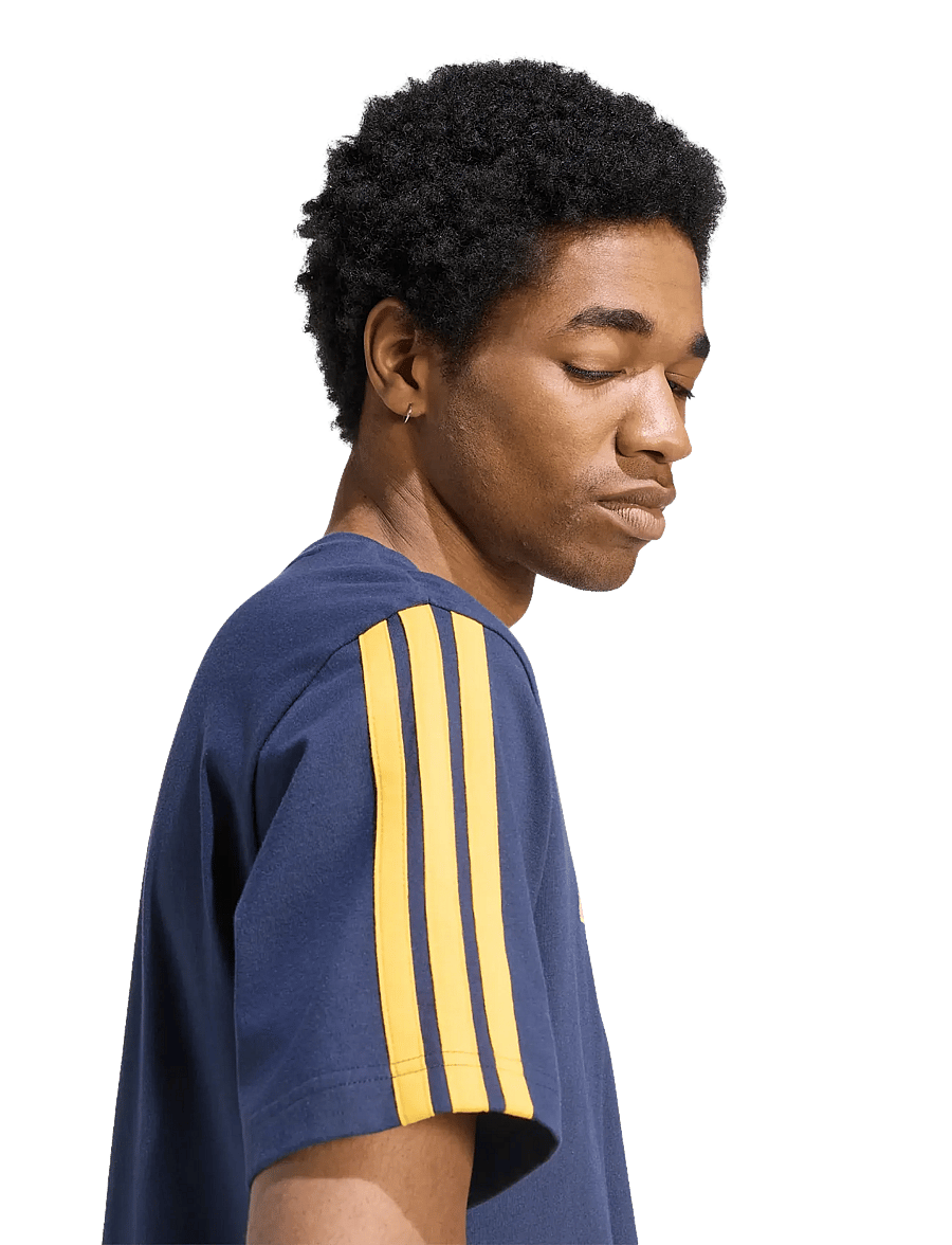 adidas Performance - REAL DNA TEE - jalgpallisärgid - ntnavy - 3