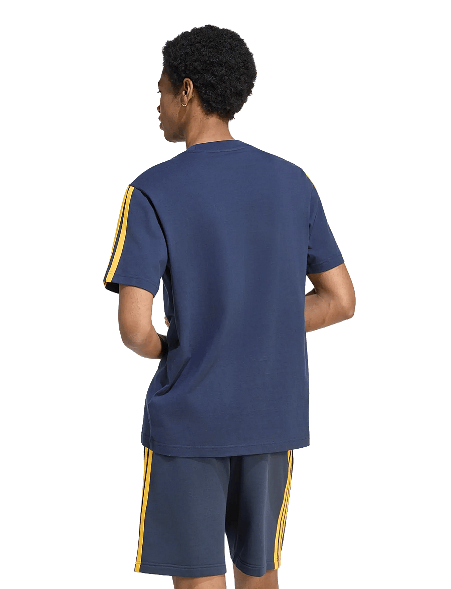 adidas Performance - REAL DNA TEE - jalgpallisärgid - ntnavy - 5