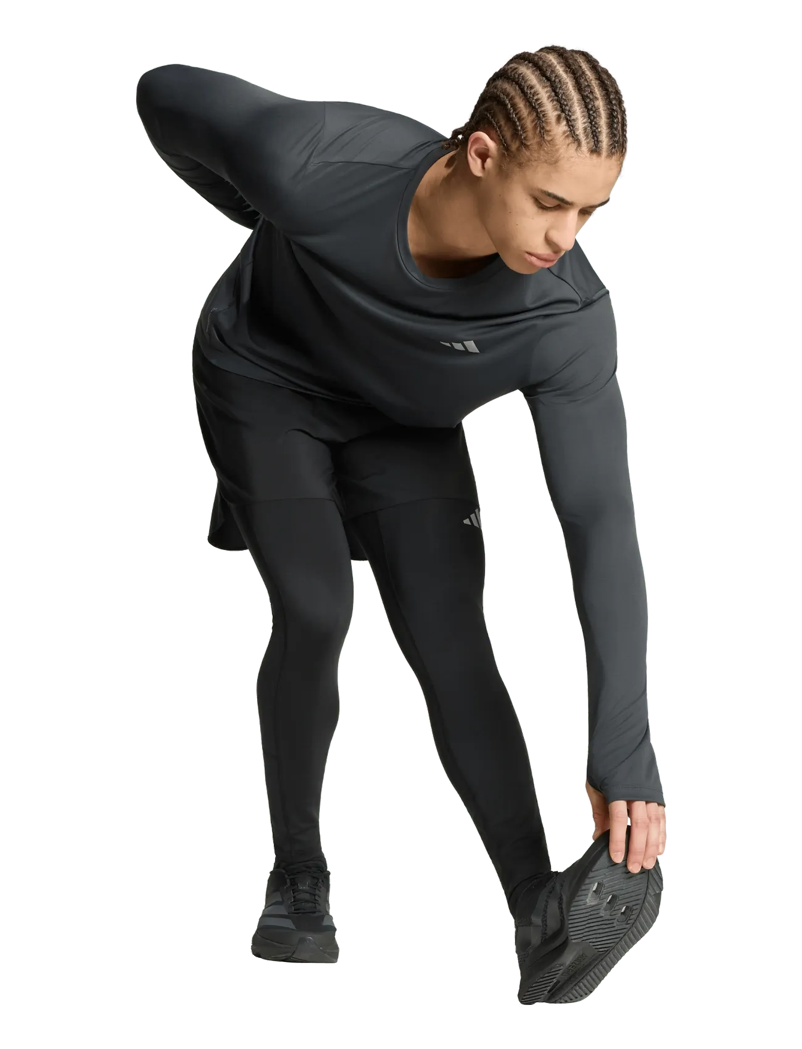 adidas Performance Run Ess Ls M, XL, Grey