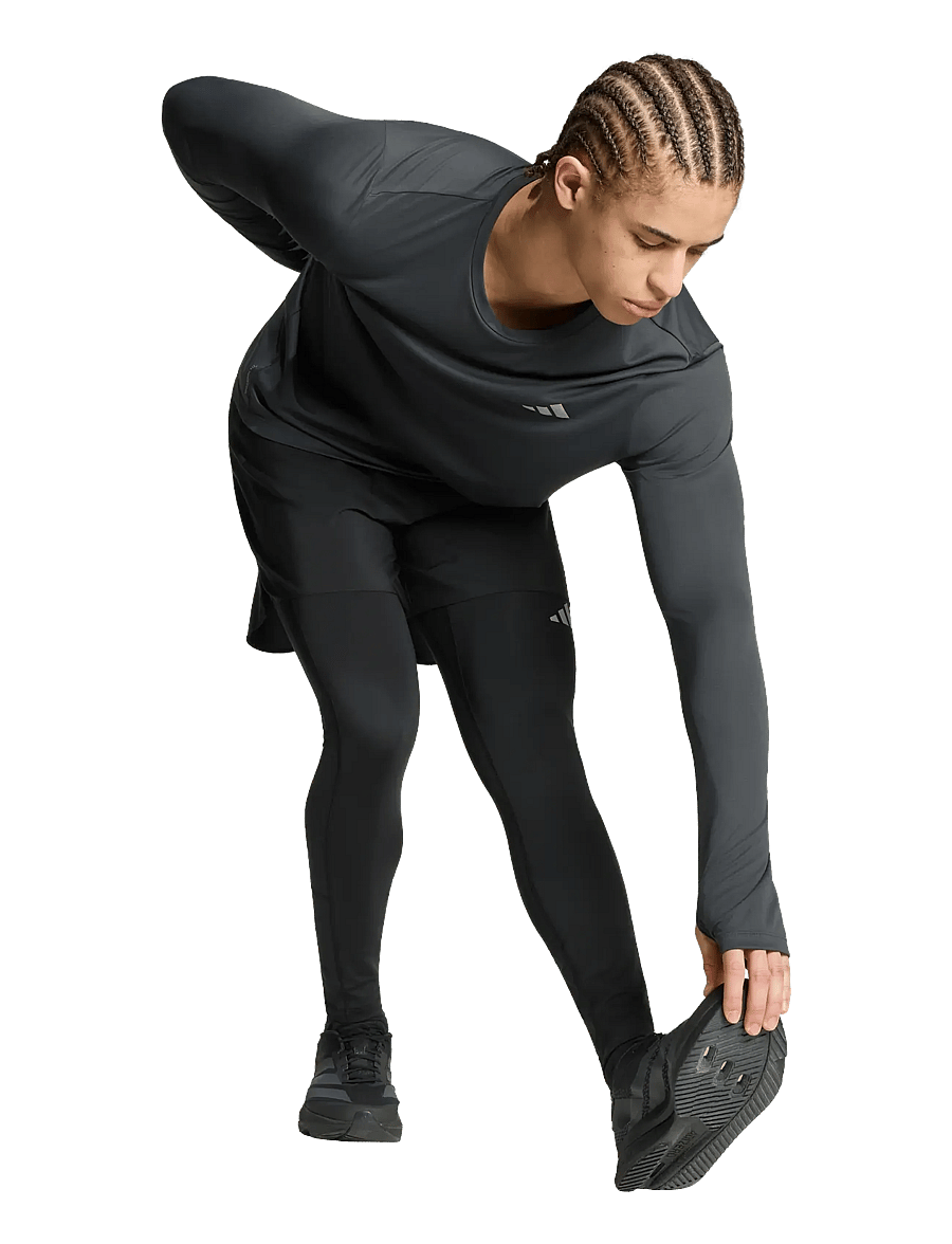 adidas Performance - Run Ess LS M - aluskihina kantavad alussärgid - carbon - 0