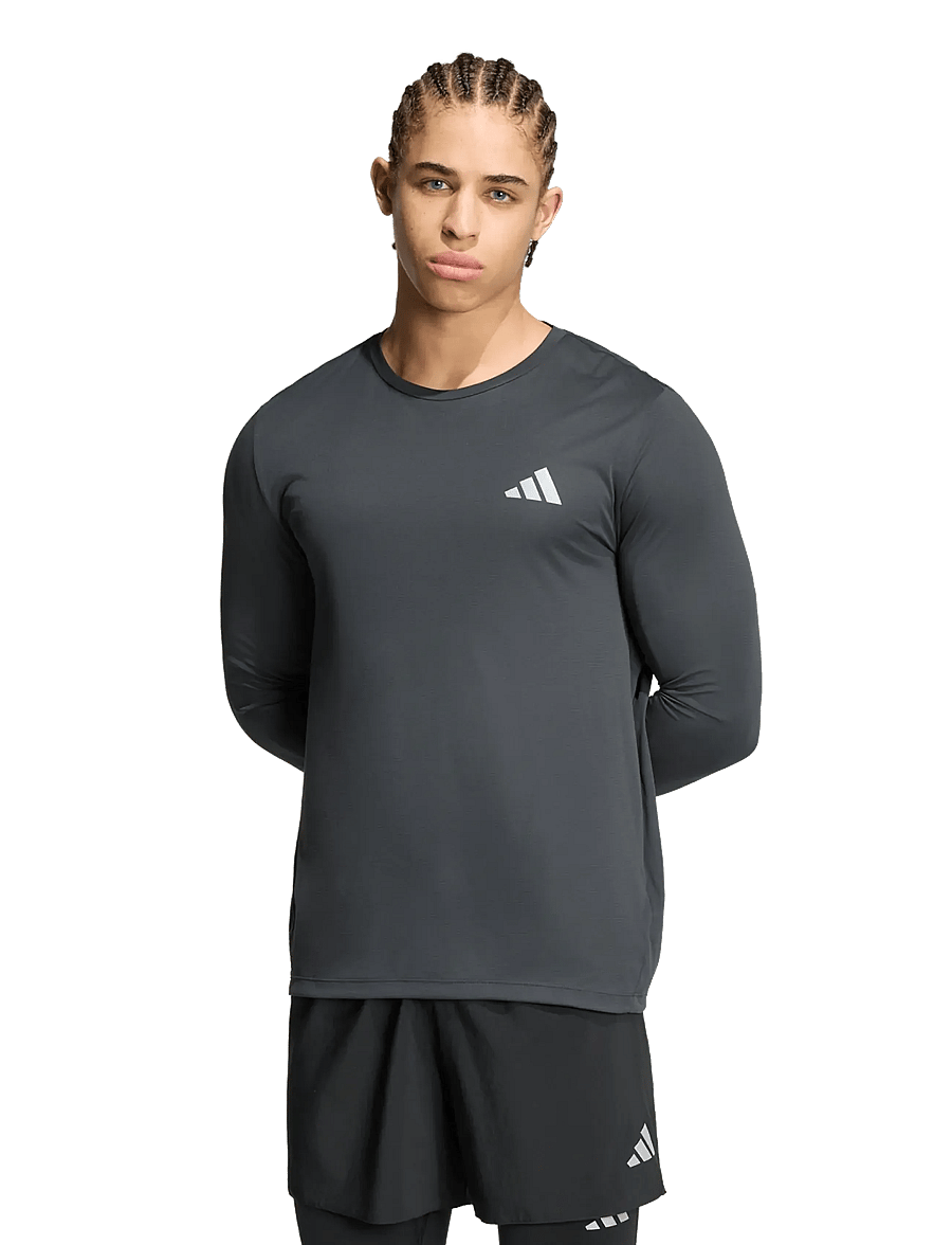 adidas Performance - Run Ess LS M - aluskihina kantavad alussärgid - carbon - 2