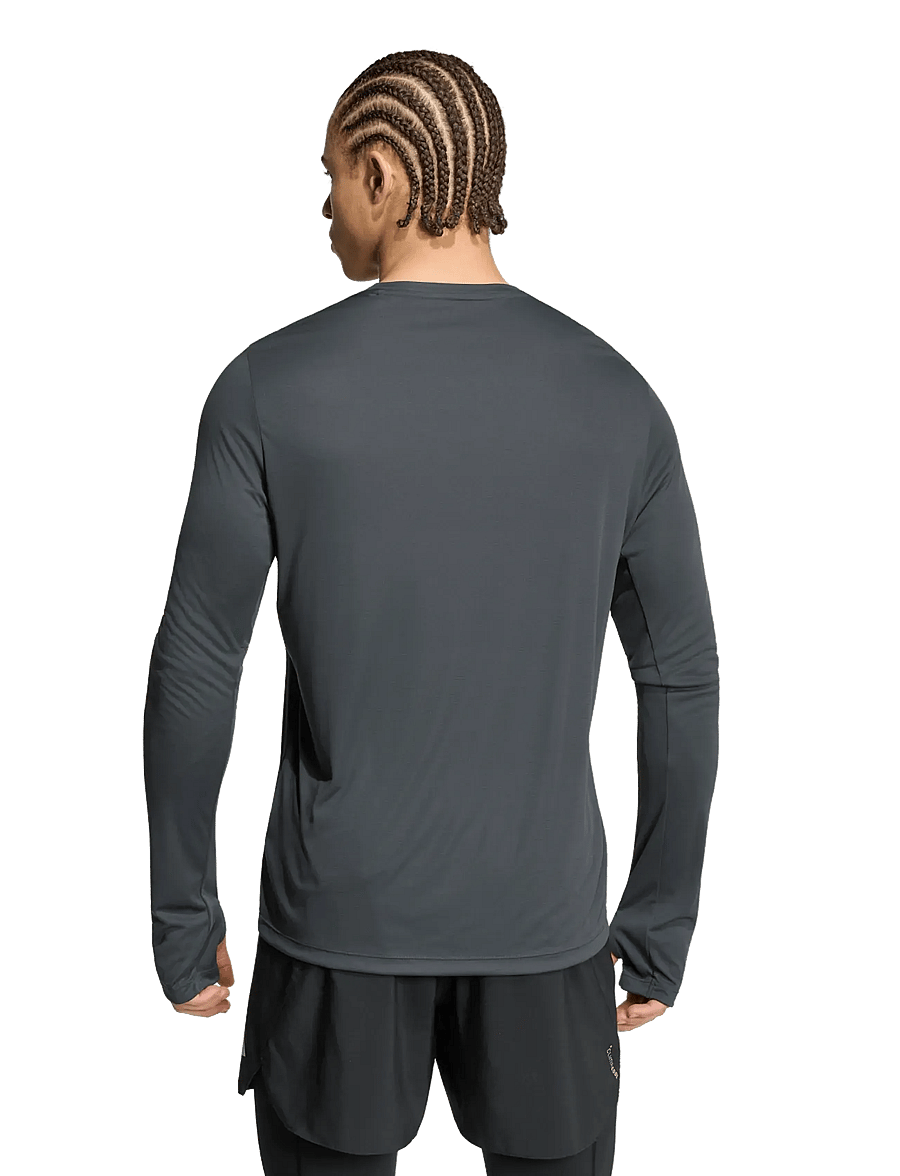 adidas Performance - Run Ess LS M - aluskihina kantavad alussärgid - carbon - 4