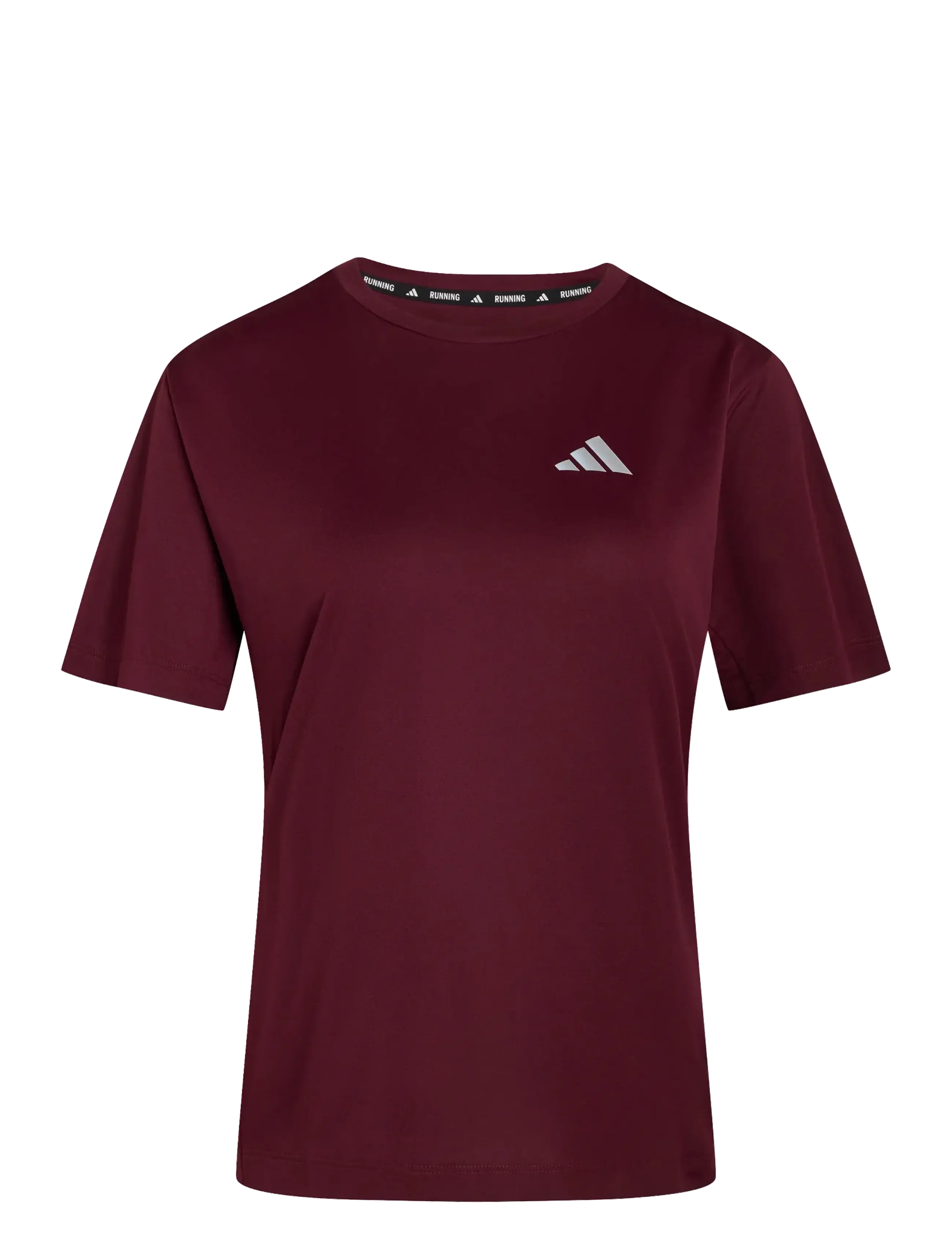 adidas Performance Run Ess Tee W - Vis alt - MAROON / burgundy