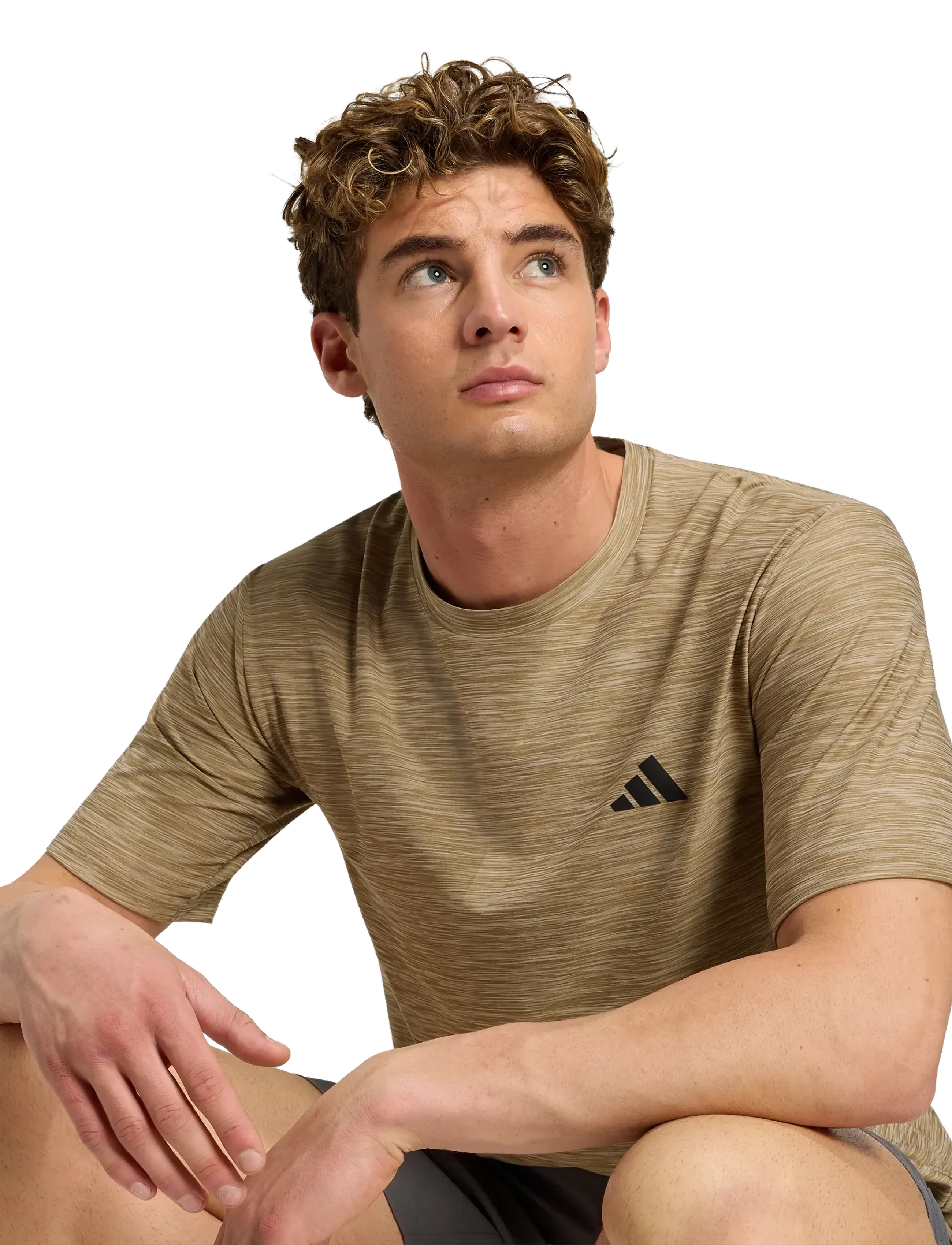 adidas Performance - WE FLEX T - t-shirts - khakit - 2
