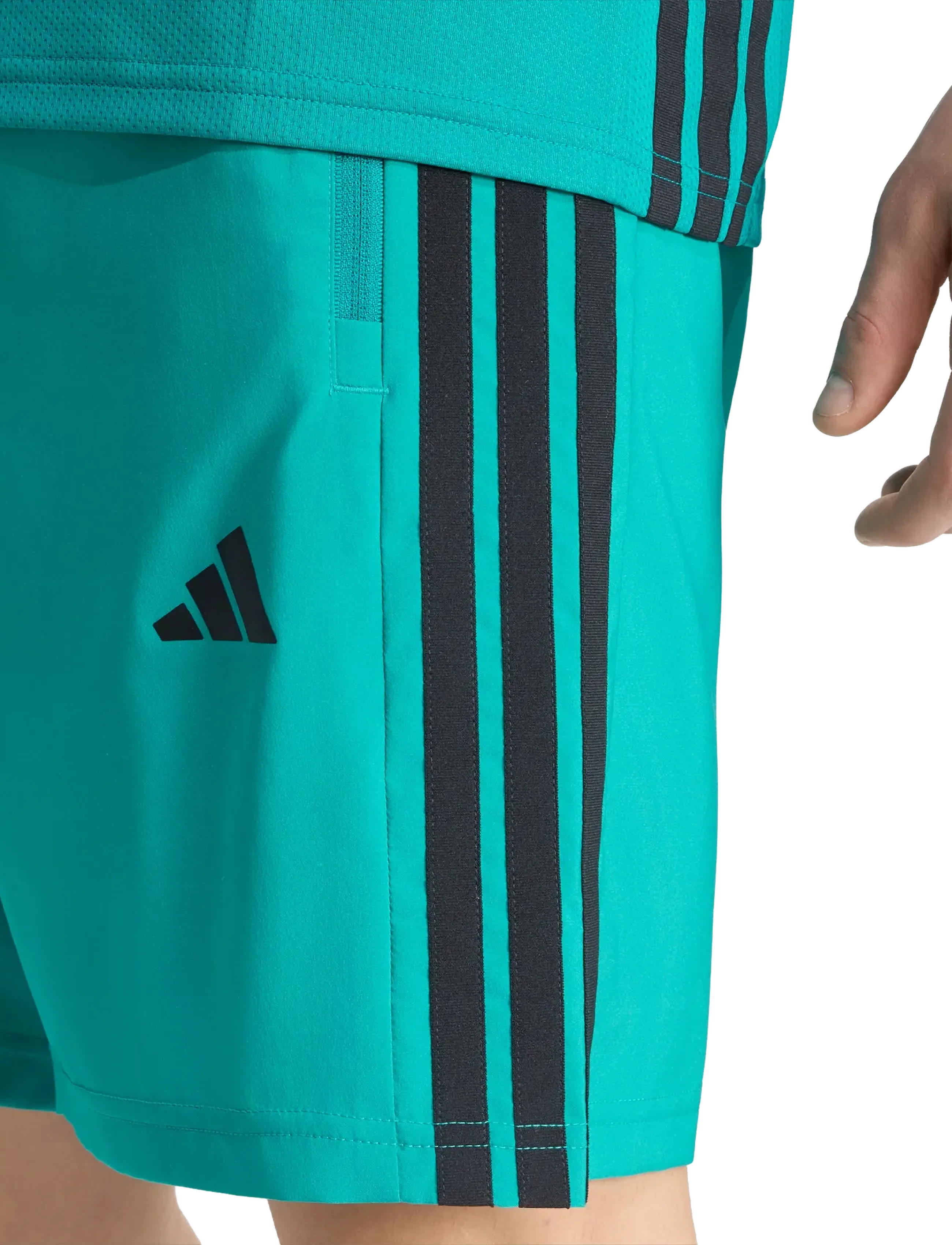 adidas Performance - WE BAS 3SWV SH - træningsshorts - eqtgrn - 3