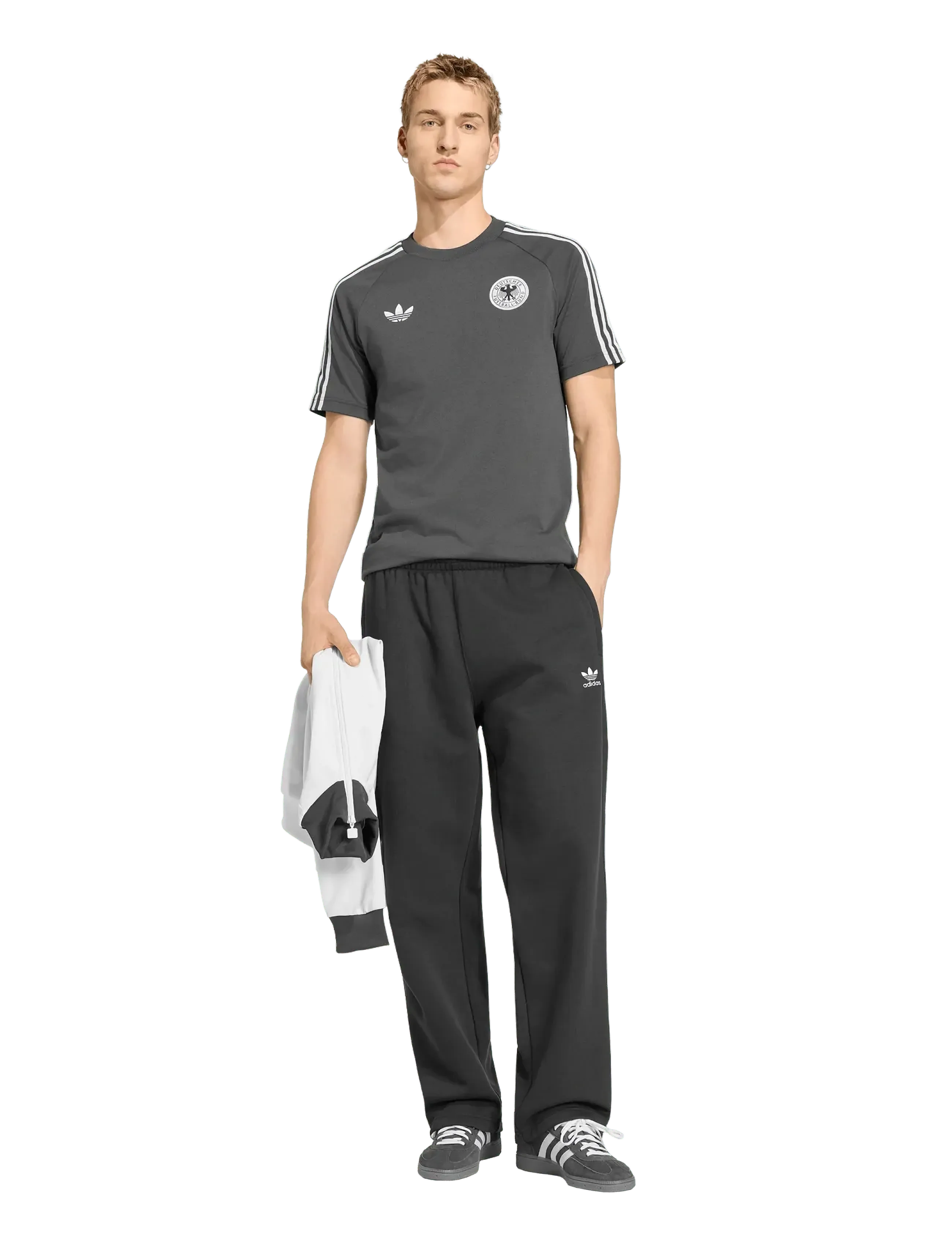 adidas Performance Germany Dfb Og Tee, M, Grey