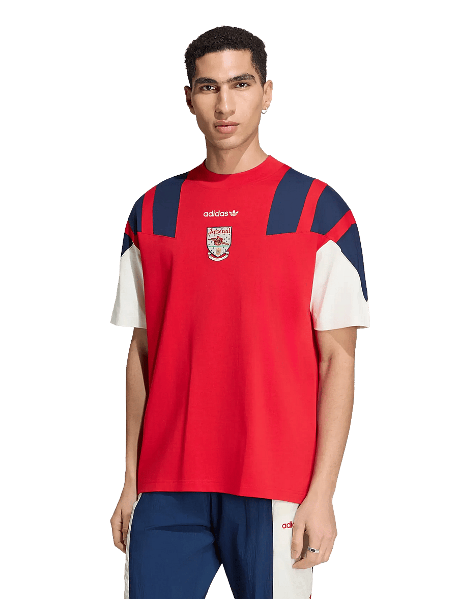 adidas Performance - Arsenal EQT TEE - oberteile & t-shirts - betsca/owhite - 2