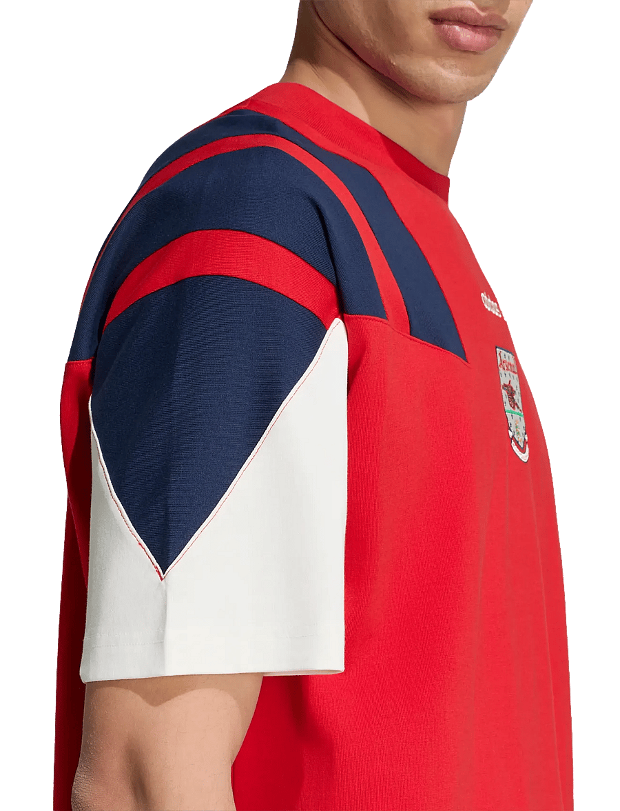 adidas Performance - Arsenal EQT TEE - oberteile & t-shirts - betsca/owhite - 4