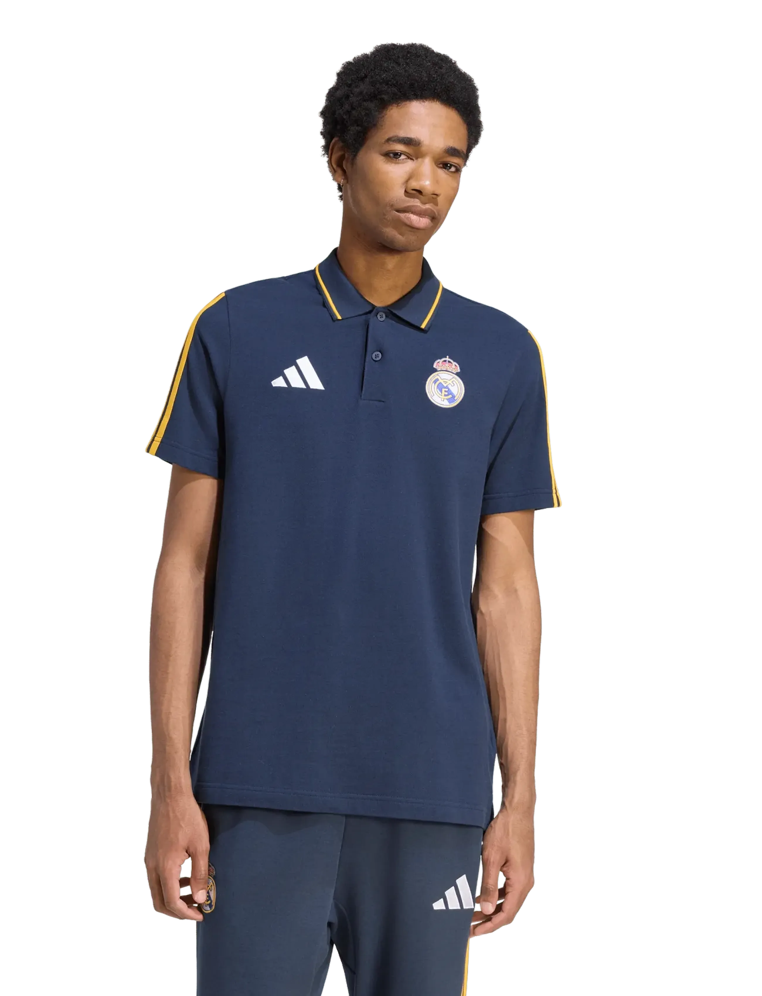adidas Performance Real Dna Polo, XL, Sport Polos, Marineblau - Short-sleeved Männerswear