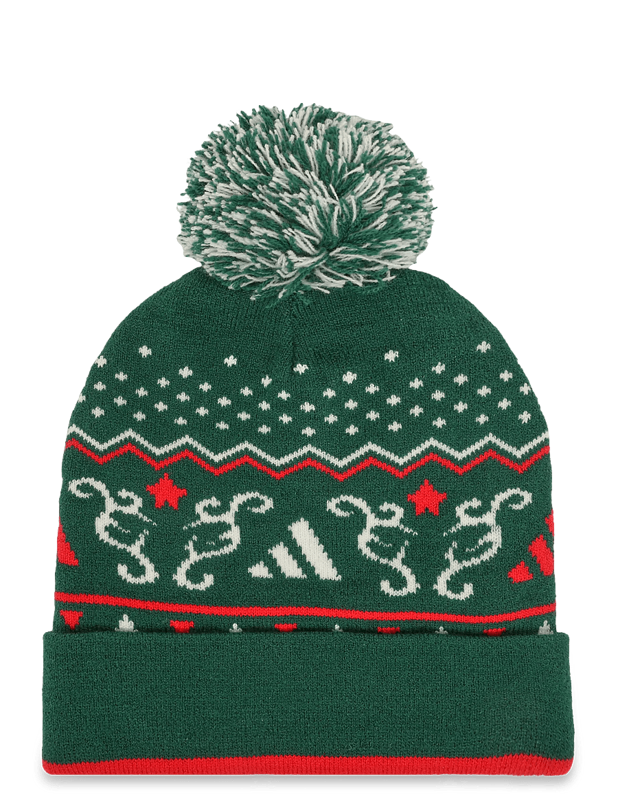 adidas Performance - XMAS BEANIE - beanie mütsid - cgreen/ivory/purrub - 1
