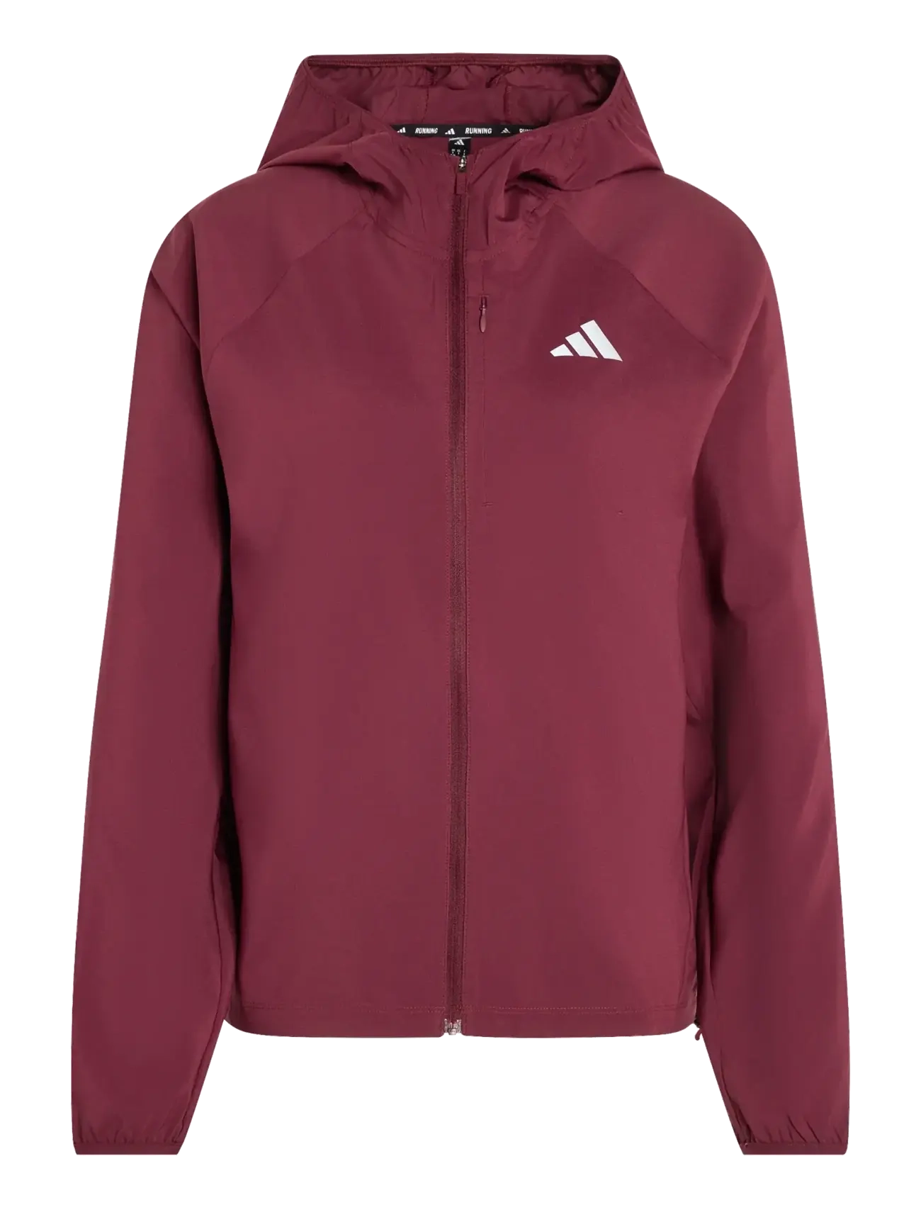 adidas Performance Run Ess JKT W - adidas - MAROON / burgundy