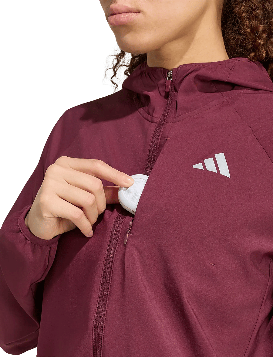 adidas Performance - Run Ess JKT W - spordijakid - maroon - 3