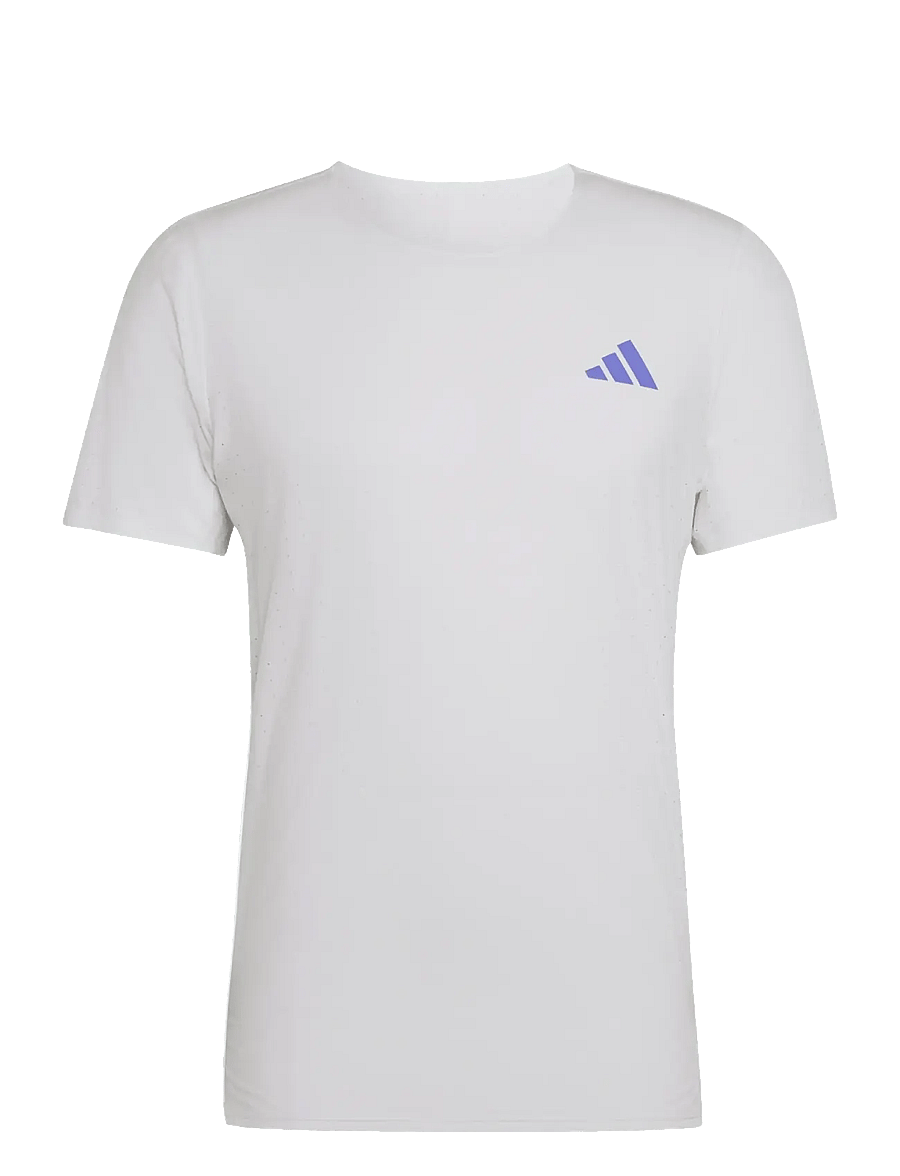 adidas Performance - ADIZERO TEE M - t-shirts - white/solpur - 1