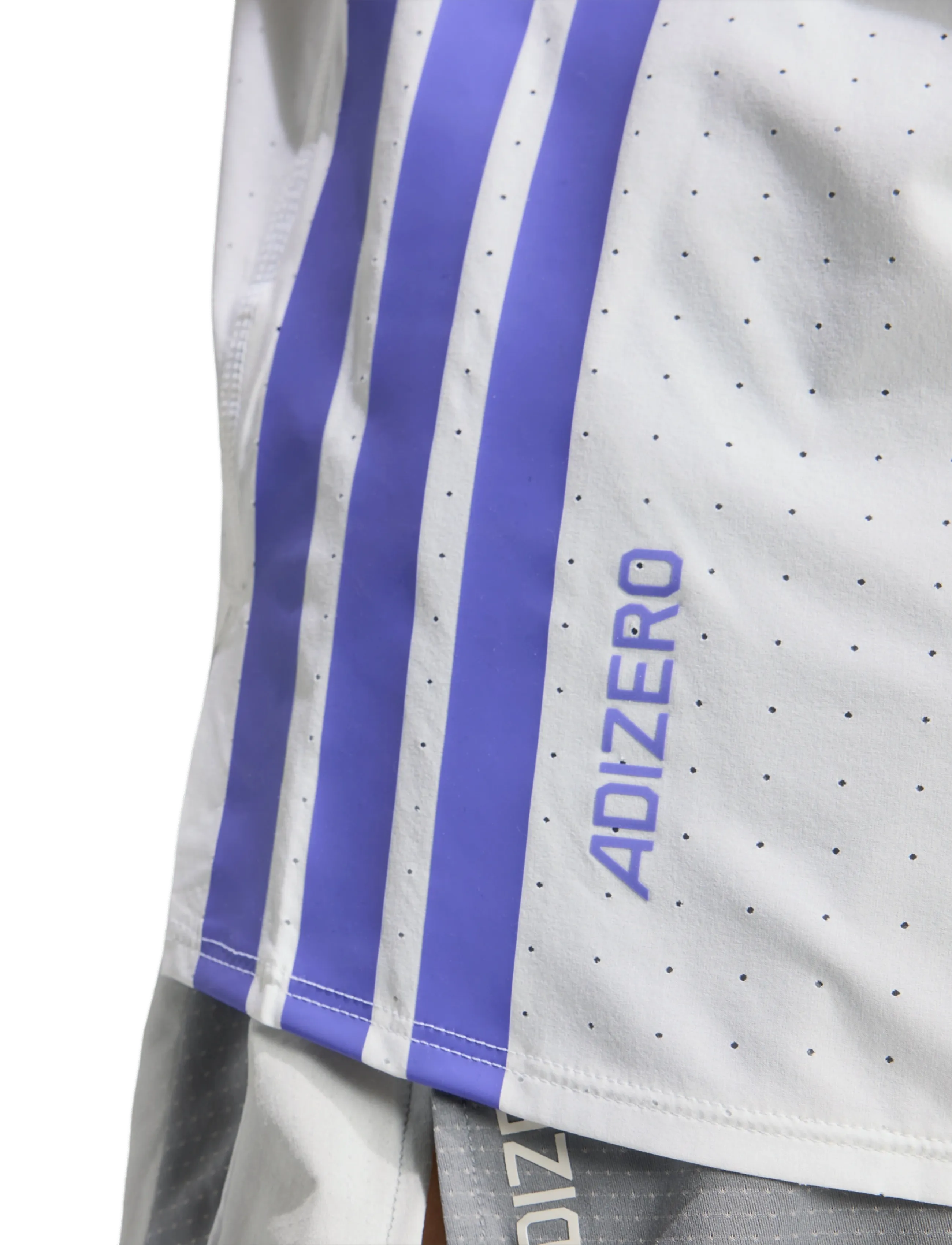 adidas Performance - ADIZERO TEE M - t-särgid - white/solpur - 5