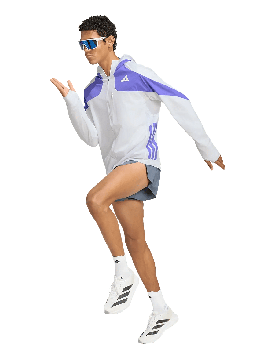 adidas Performance - ADIZERO JKT M - sportjackor - white/solpur - 0