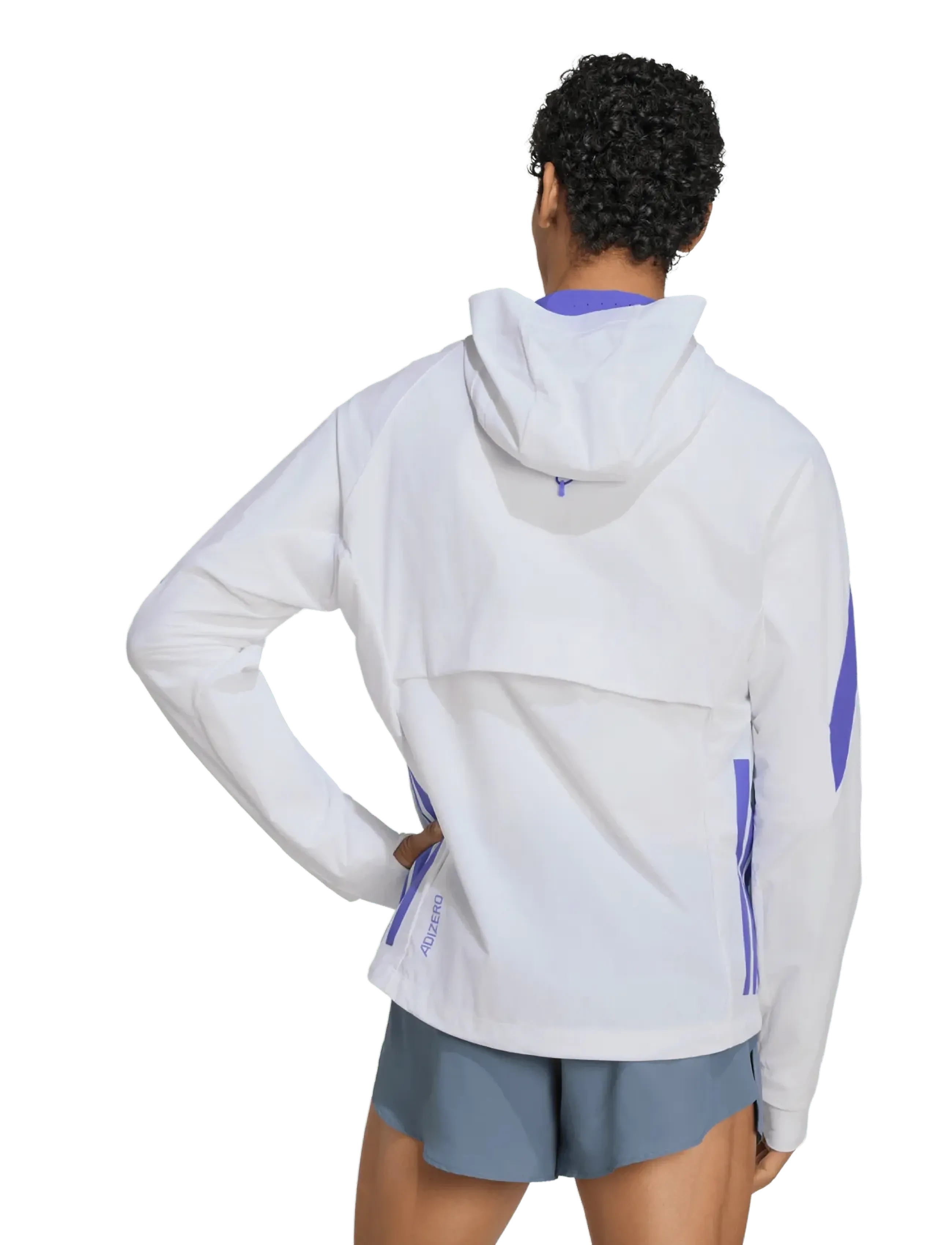 adidas Performance - ADIZERO JKT M - sportjackor - white/solpur - 4