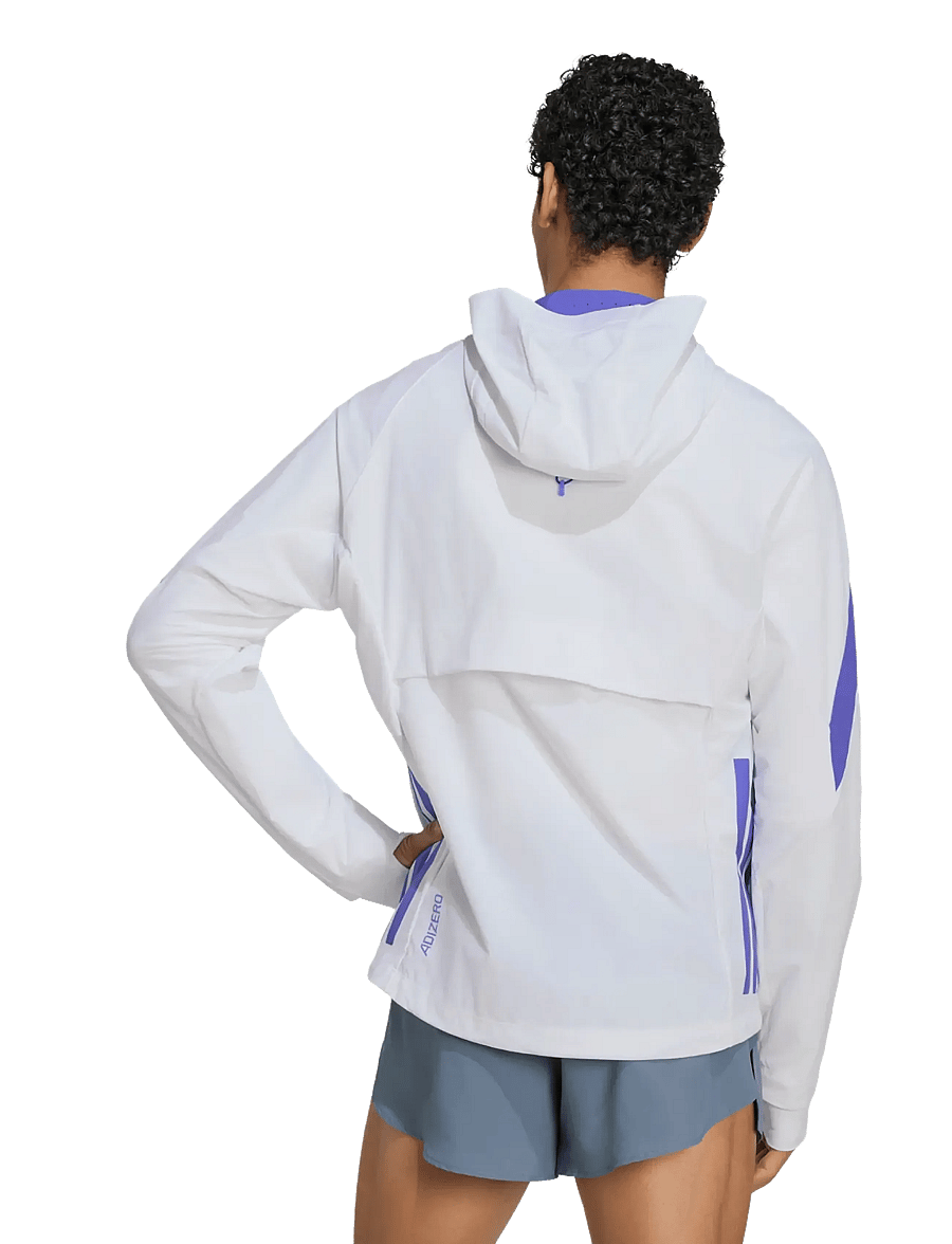 adidas Performance - ADIZERO JKT M - sportjackor - white/solpur - 4