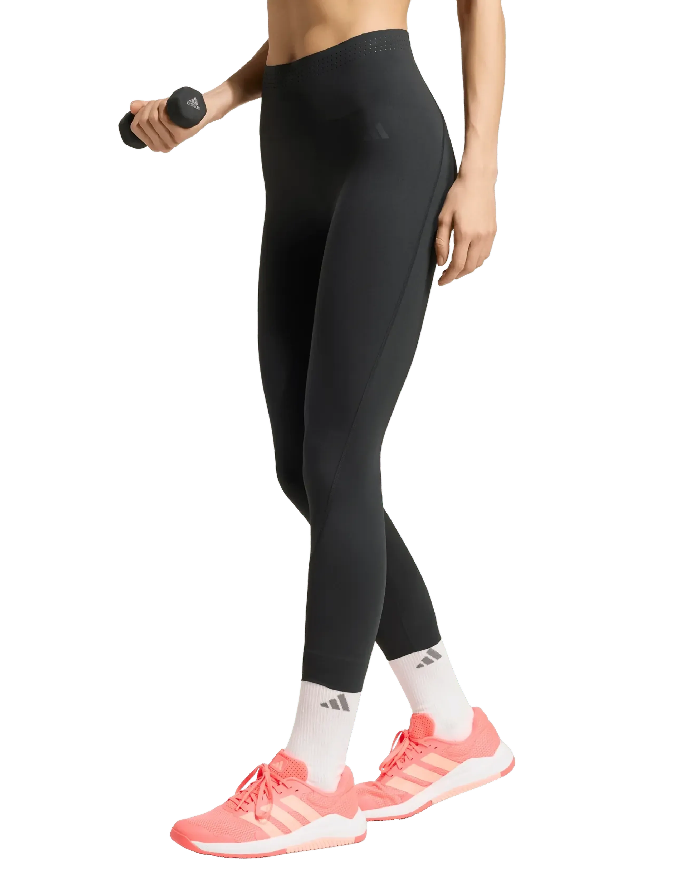 adidas Performance Tech Int 7/8 L, Damen, 7/8 Länge High-Waist Leggings, Schwarz, Gr.XL