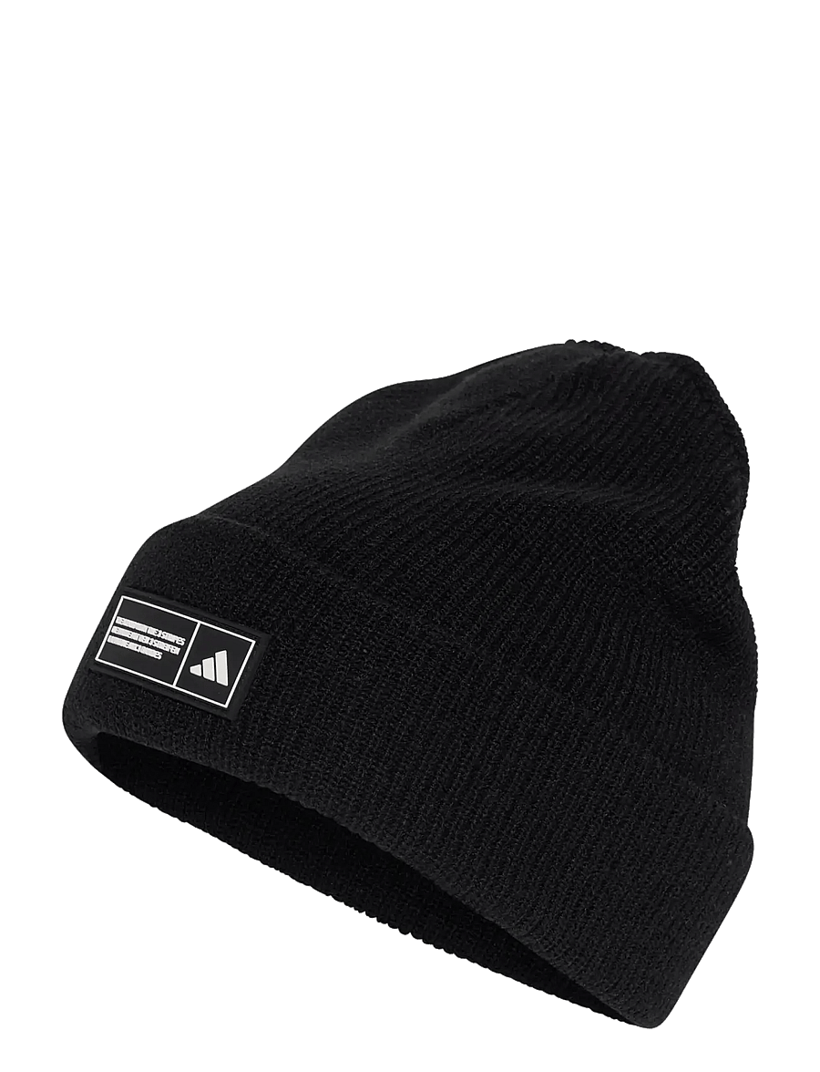 adidas Performance - ESS LBL BNI CUF - beanie mütsid - black/white - 0