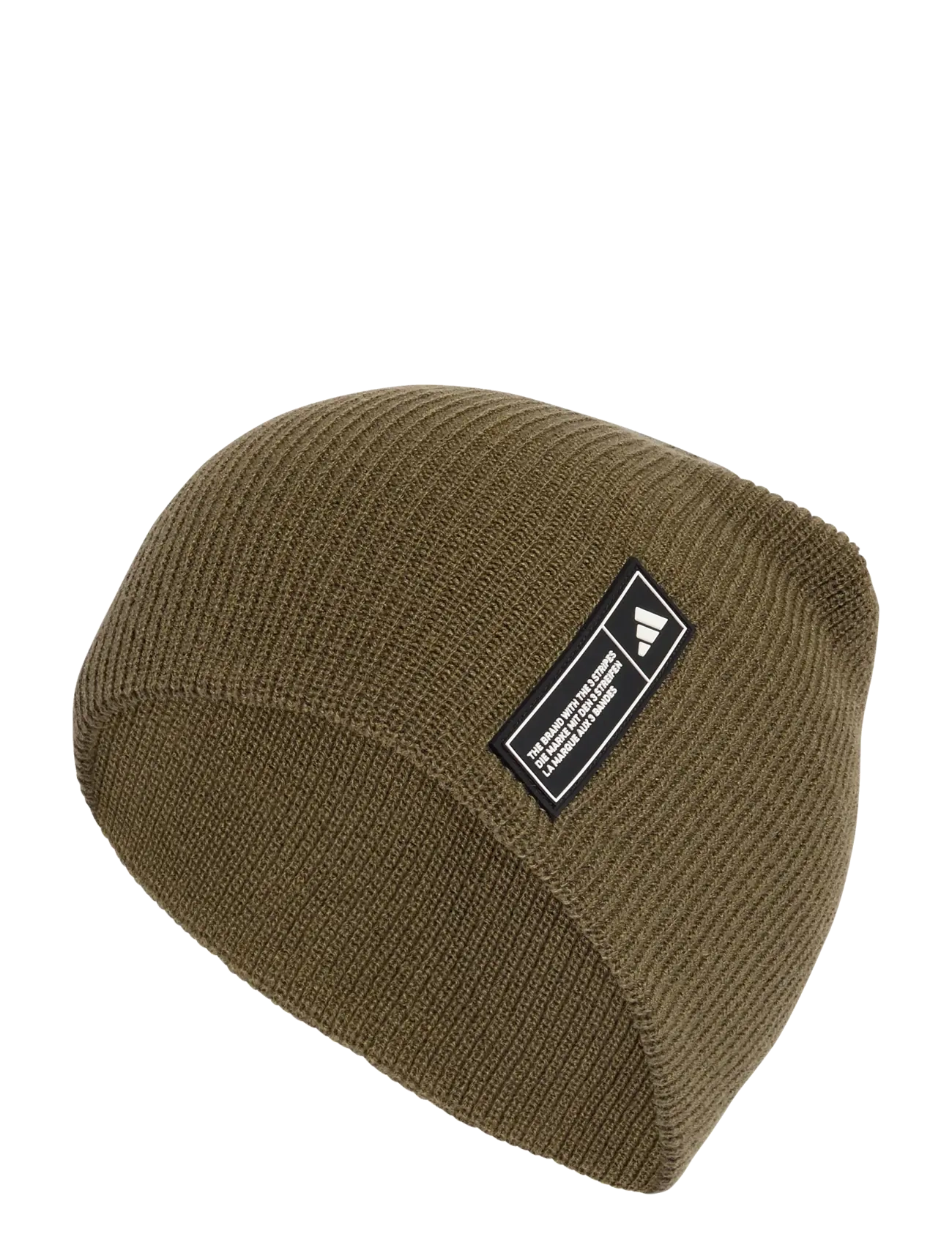 adidas Performance ESS LBL BEANIE - adidas - OLISTR/WHITE / khaki/green