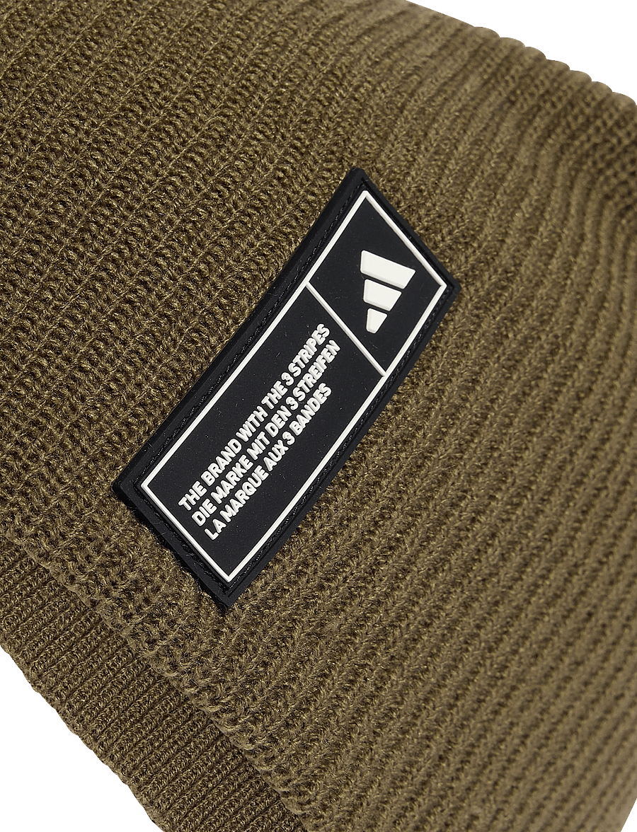 adidas Performance - ESS LBL BEANIE - luer - olistr/white - 2