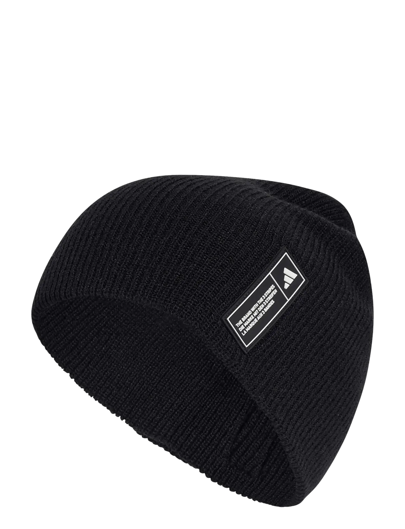 adidas Performance Ess Lbl Beanie, 58-60, Black, Sport Accessories > Sport Beanies, Dame
